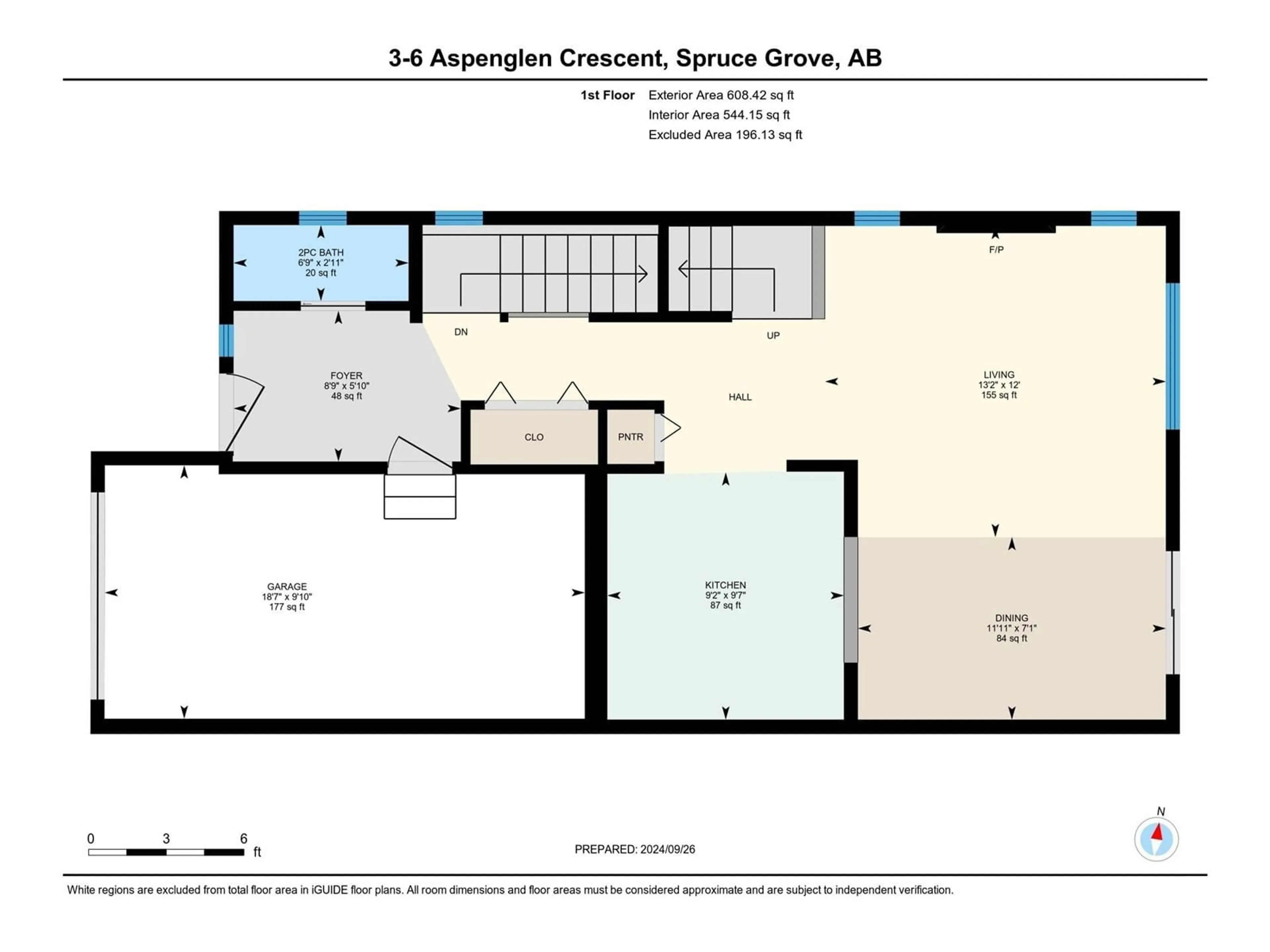 Floor plan for #3 6 ASPENGLEN DR, Spruce Grove Alberta T7X4B3