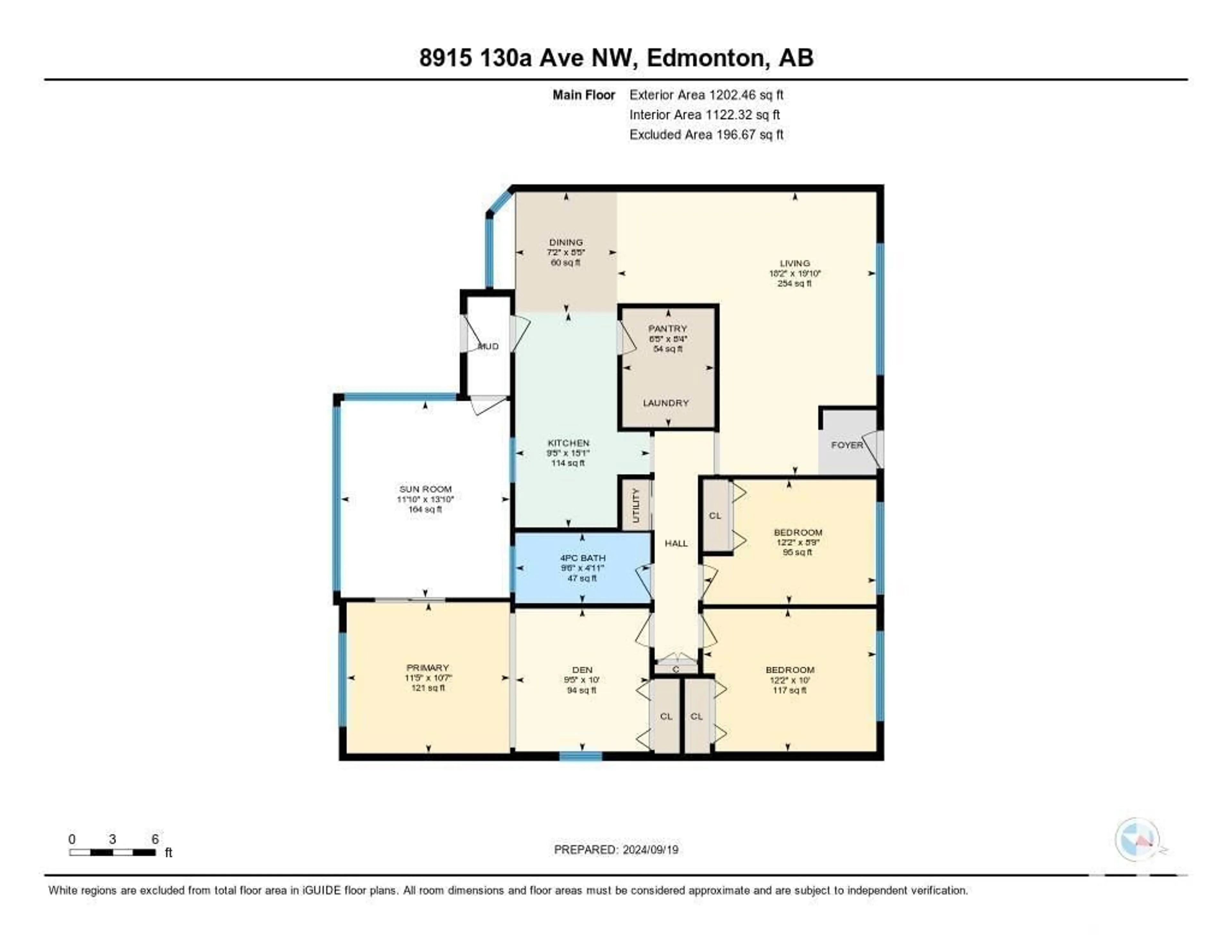 Floor plan for 8915 130A AV NW, Edmonton Alberta T5E0V7