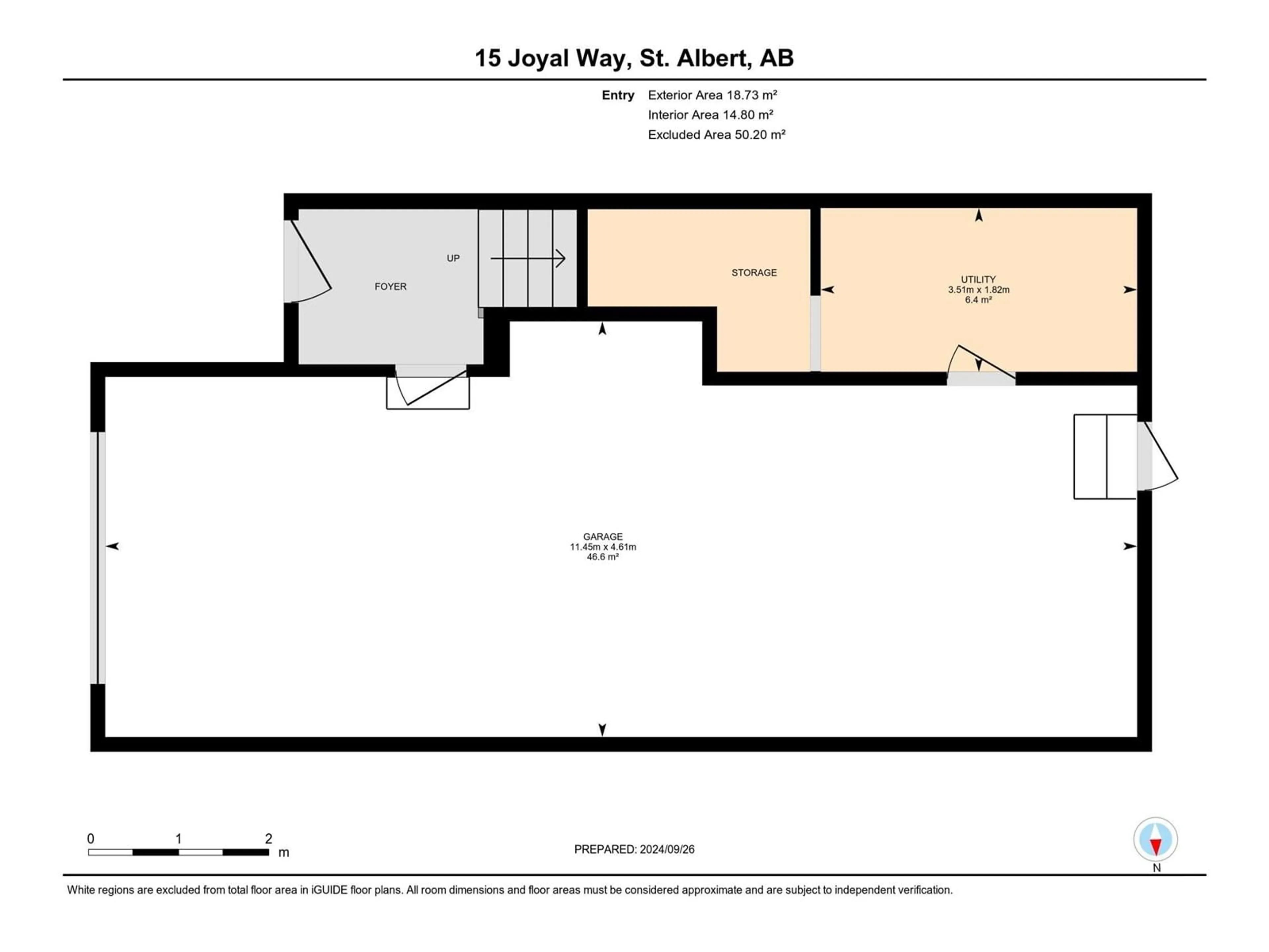 Floor plan for 15 Joyal way, St. Albert Alberta T8N7V7