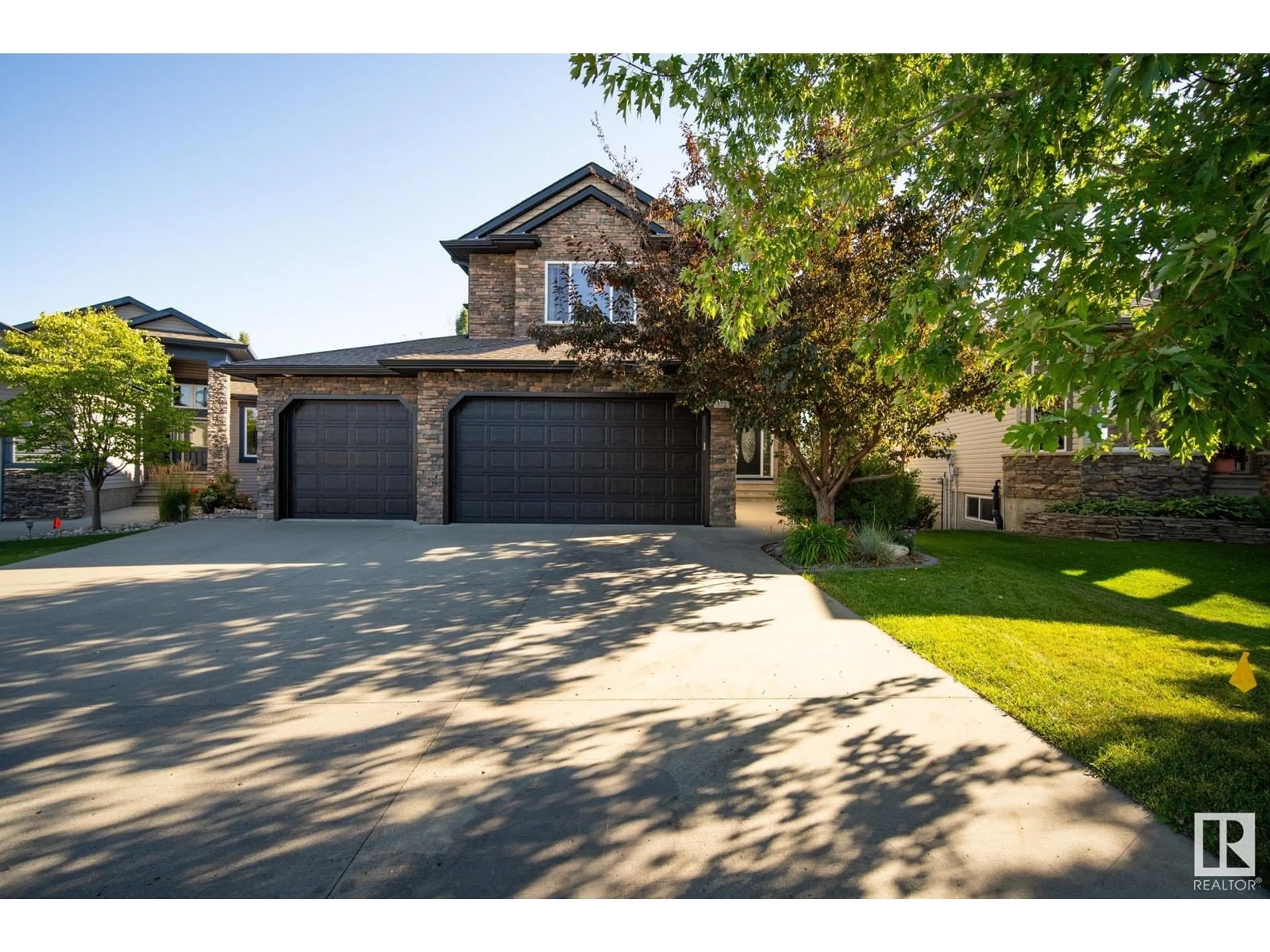 Frontside or backside of a home, the street view for 172 HAWKSTONE, Sherwood Park Alberta T8A6N7