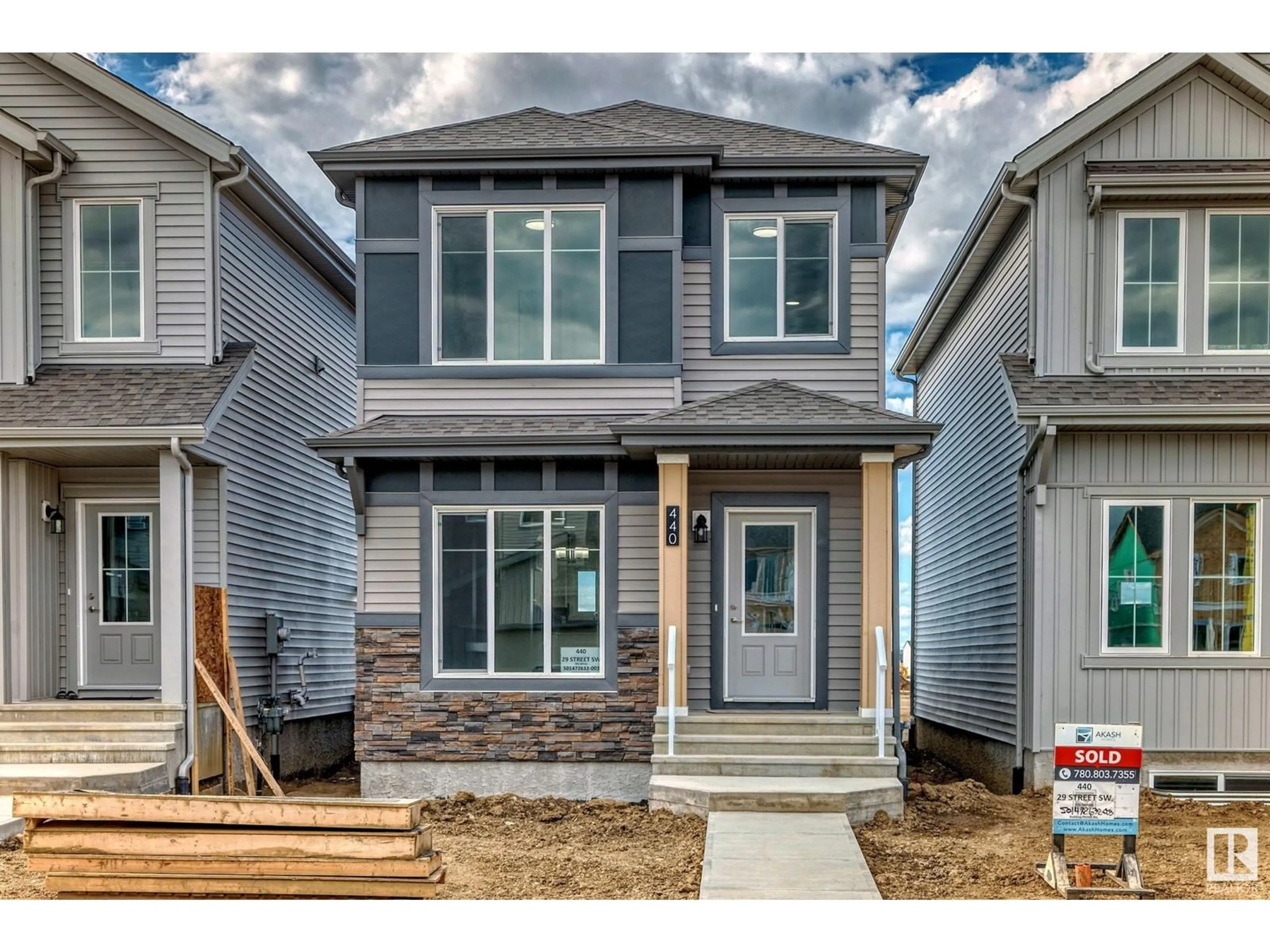 Frontside or backside of a home, the street view for 440 29 ST SW, Edmonton Alberta T6X3E7