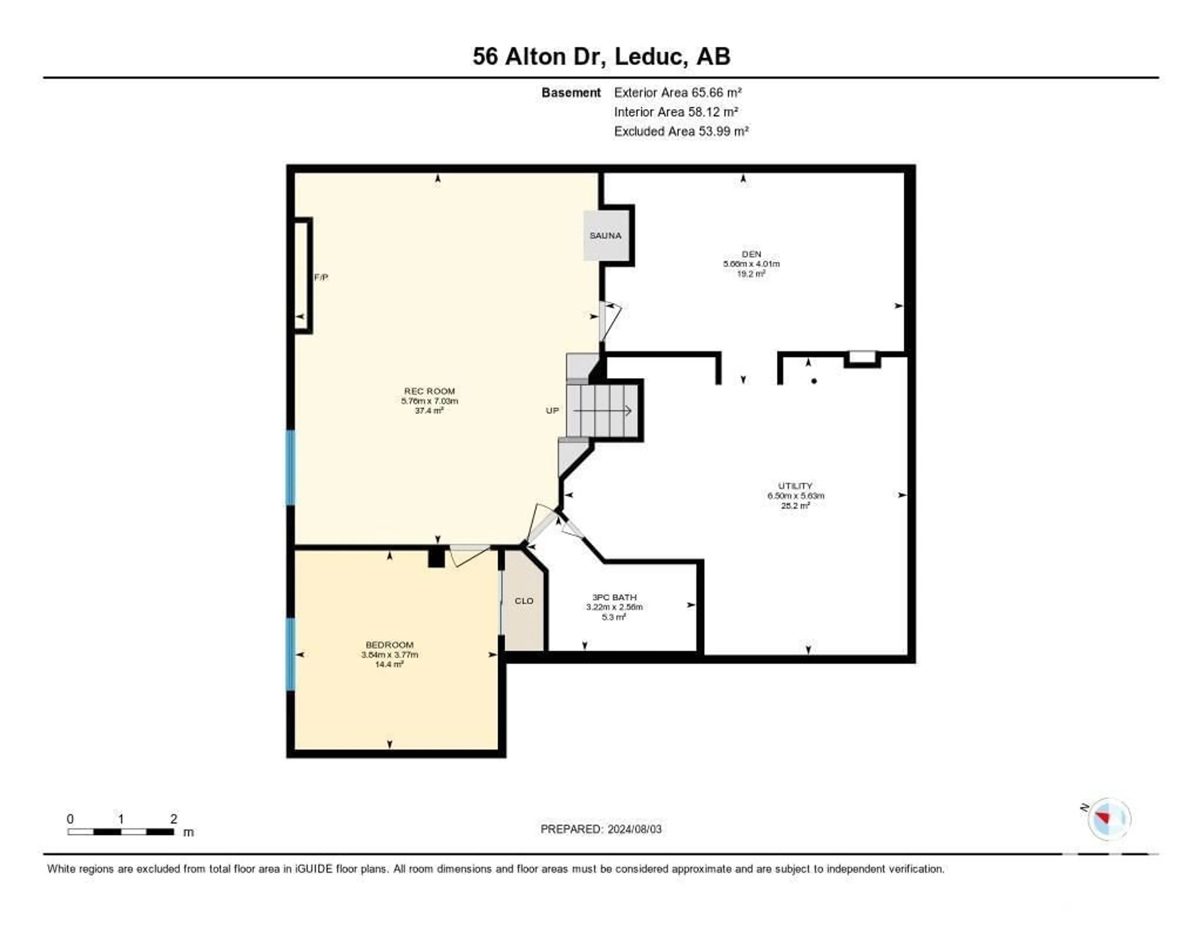 Floor plan for 56 ALTON DR, Leduc Alberta T9E5K4