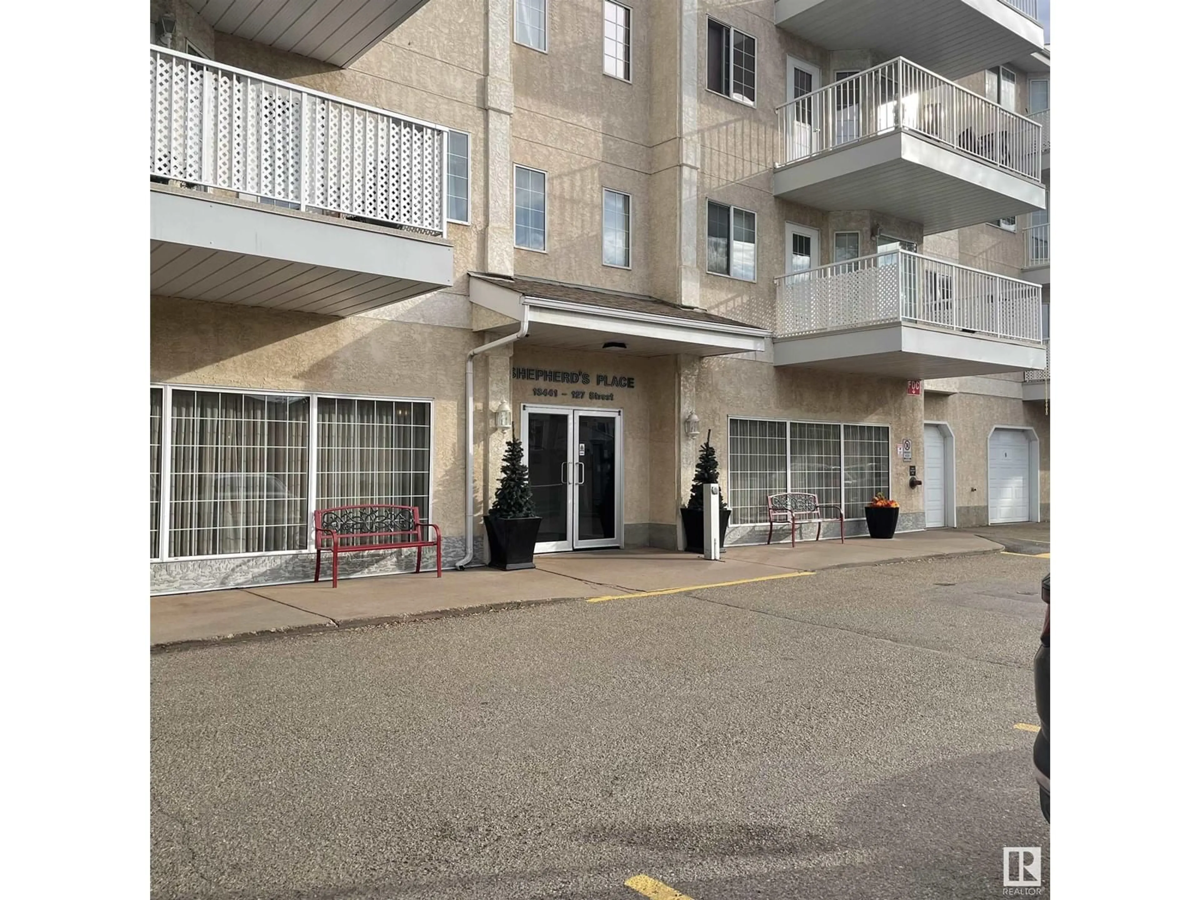 A pic from exterior of the house or condo, the street view for #248 13441 127 street ST NW NW, Edmonton Alberta T5L5B6