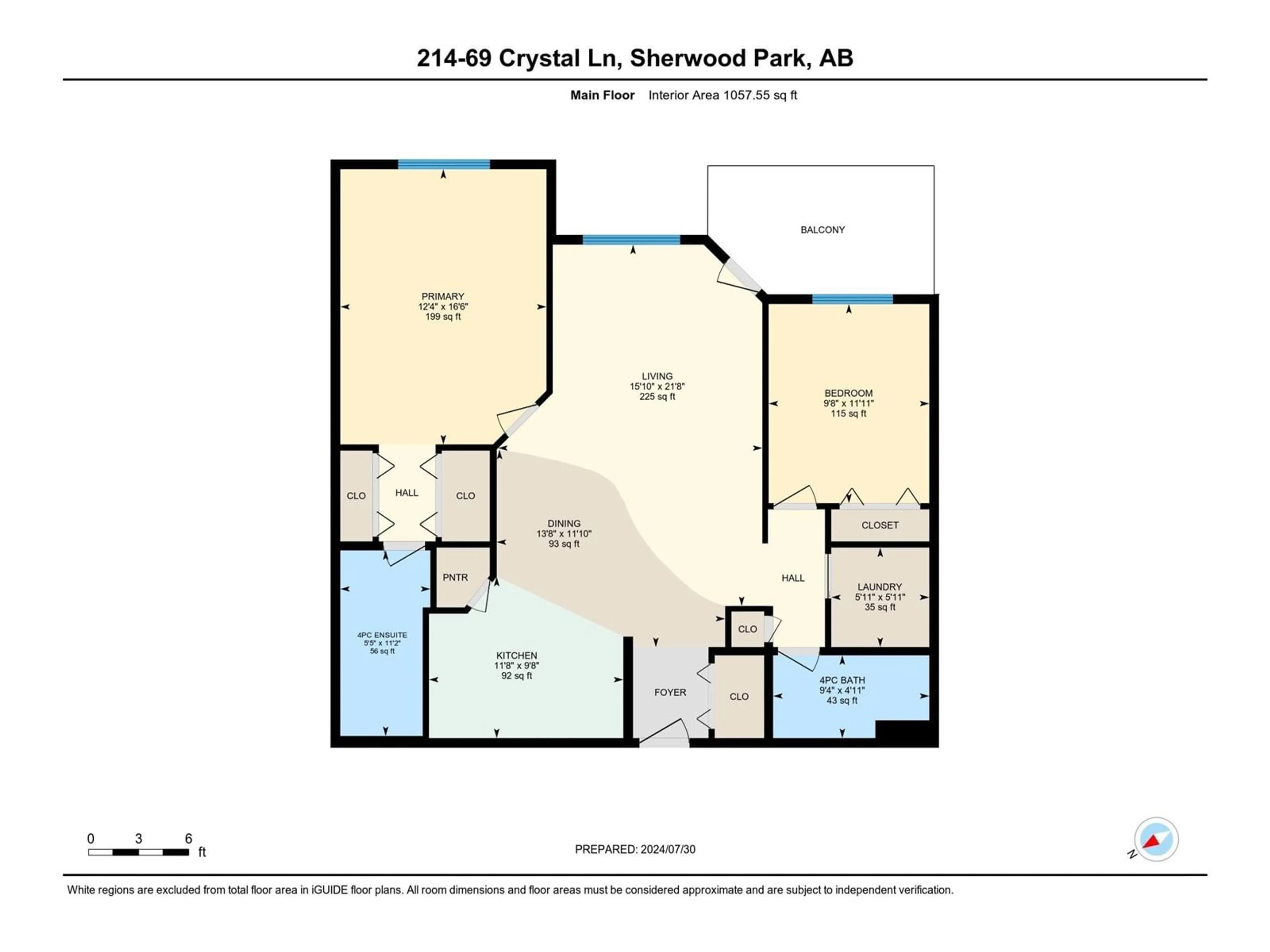 Floor plan for #213 69 CRYSTAL LN, Sherwood Park Alberta T8H2E9