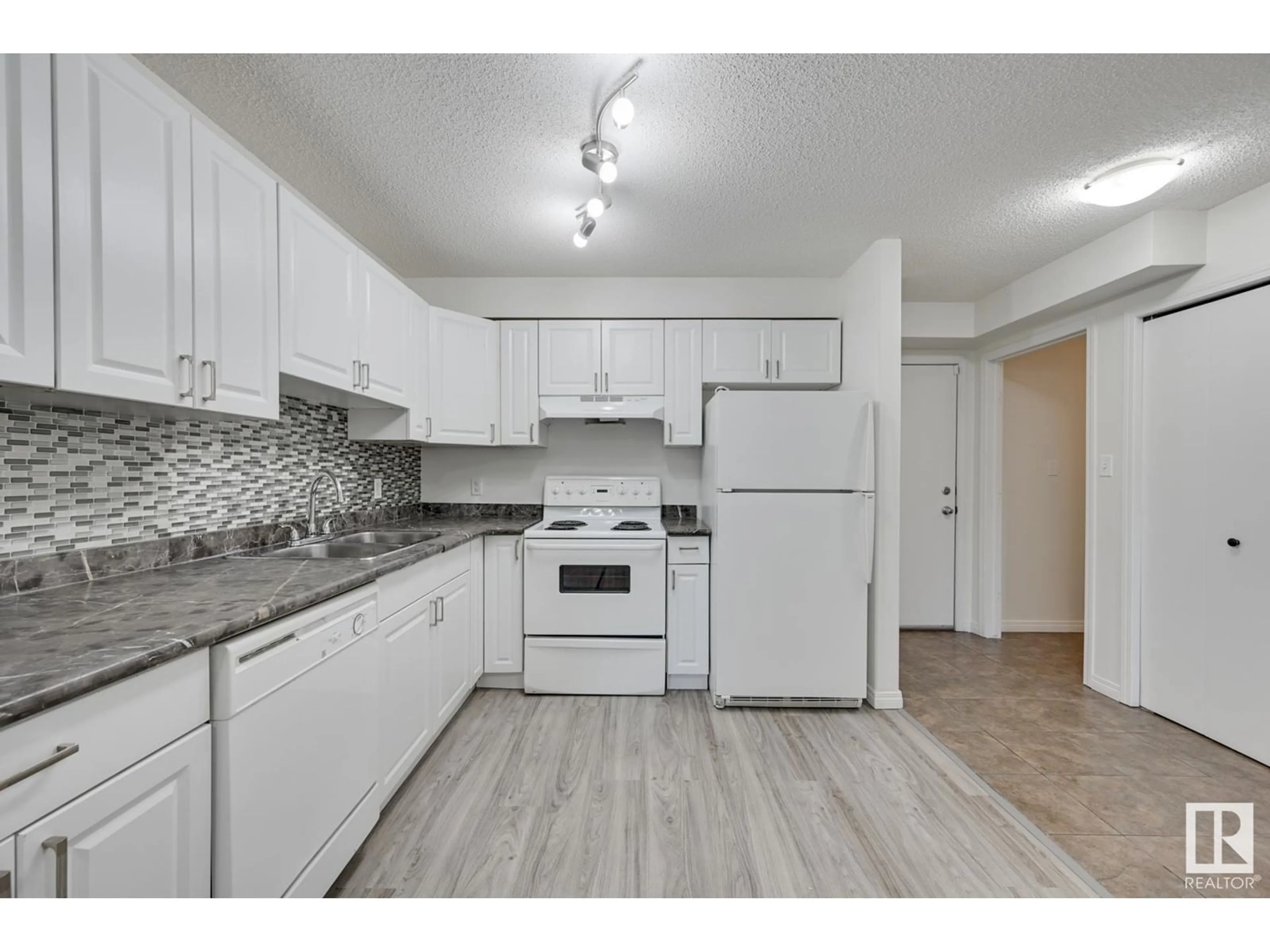 Standard kitchen, not visible floor for #309 8117 114 AV NW, Edmonton Alberta T5B0C1