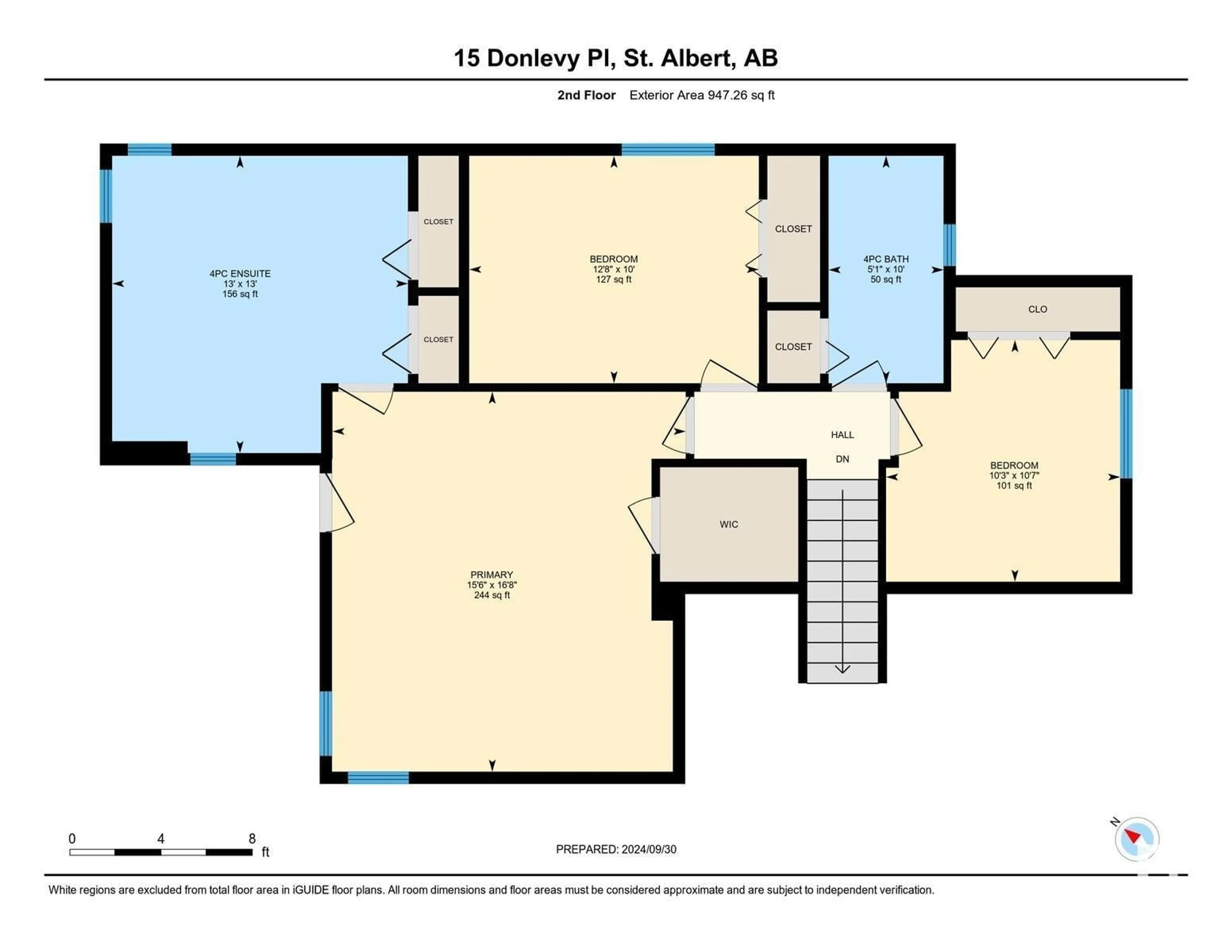 Floor plan for 15 DONLEVY PL NW, St. Albert Alberta T8N4W4