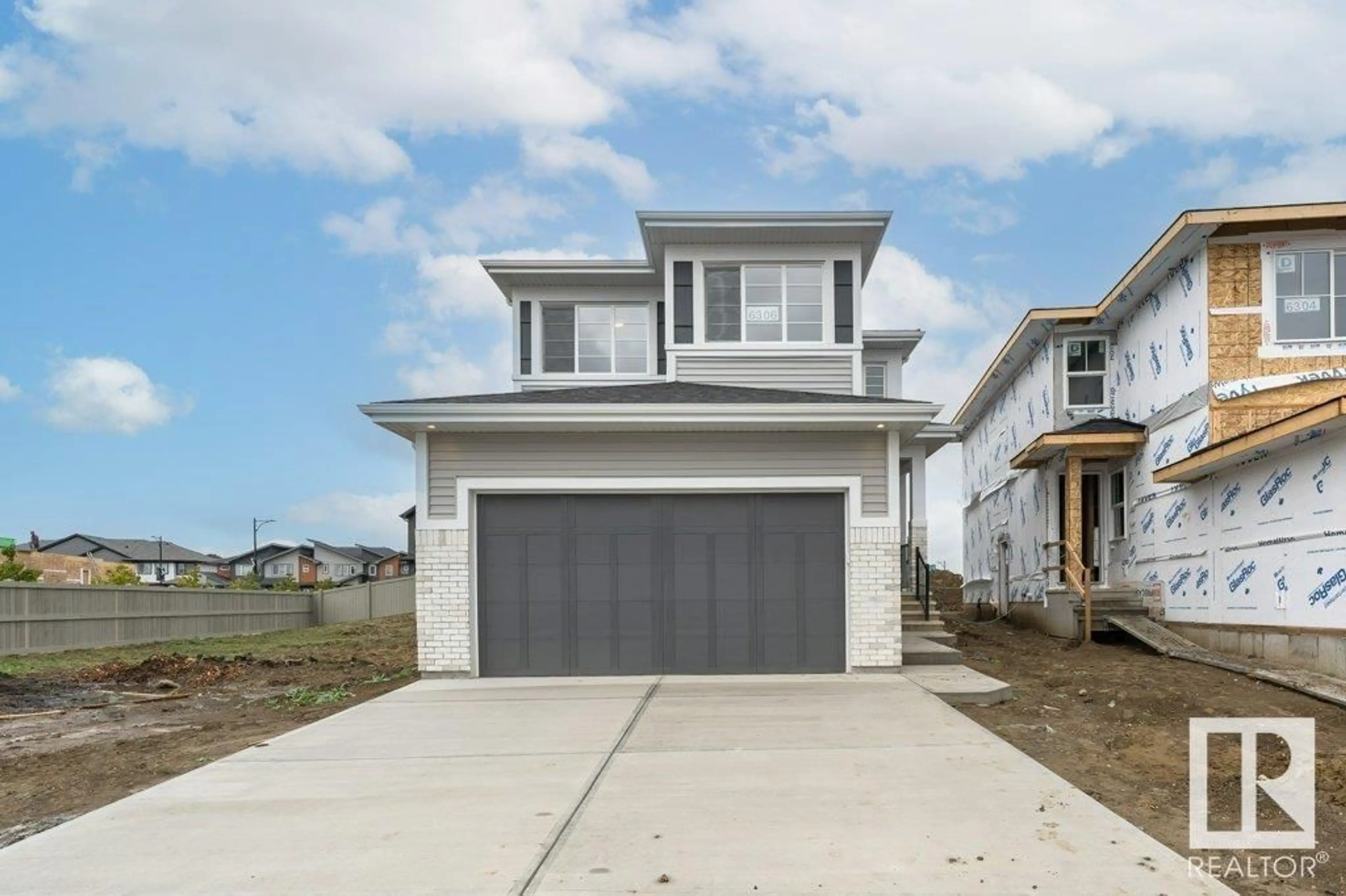 Frontside or backside of a home, the street view for 6306 DANSEREAU CR, Beaumont Alberta T4X2Y6