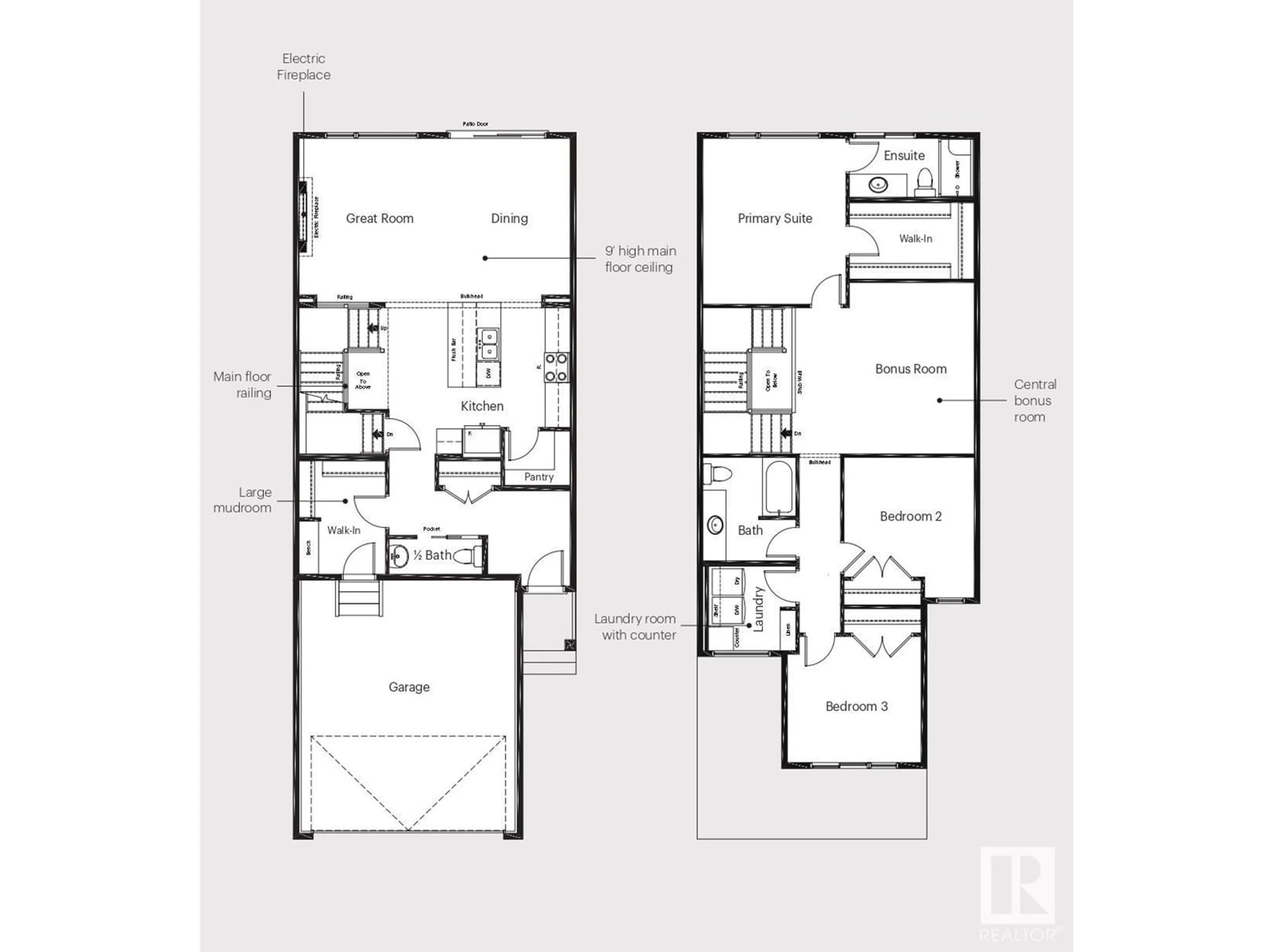 Floor plan for 17506 63A ST NW, Edmonton Alberta T5Y4H2