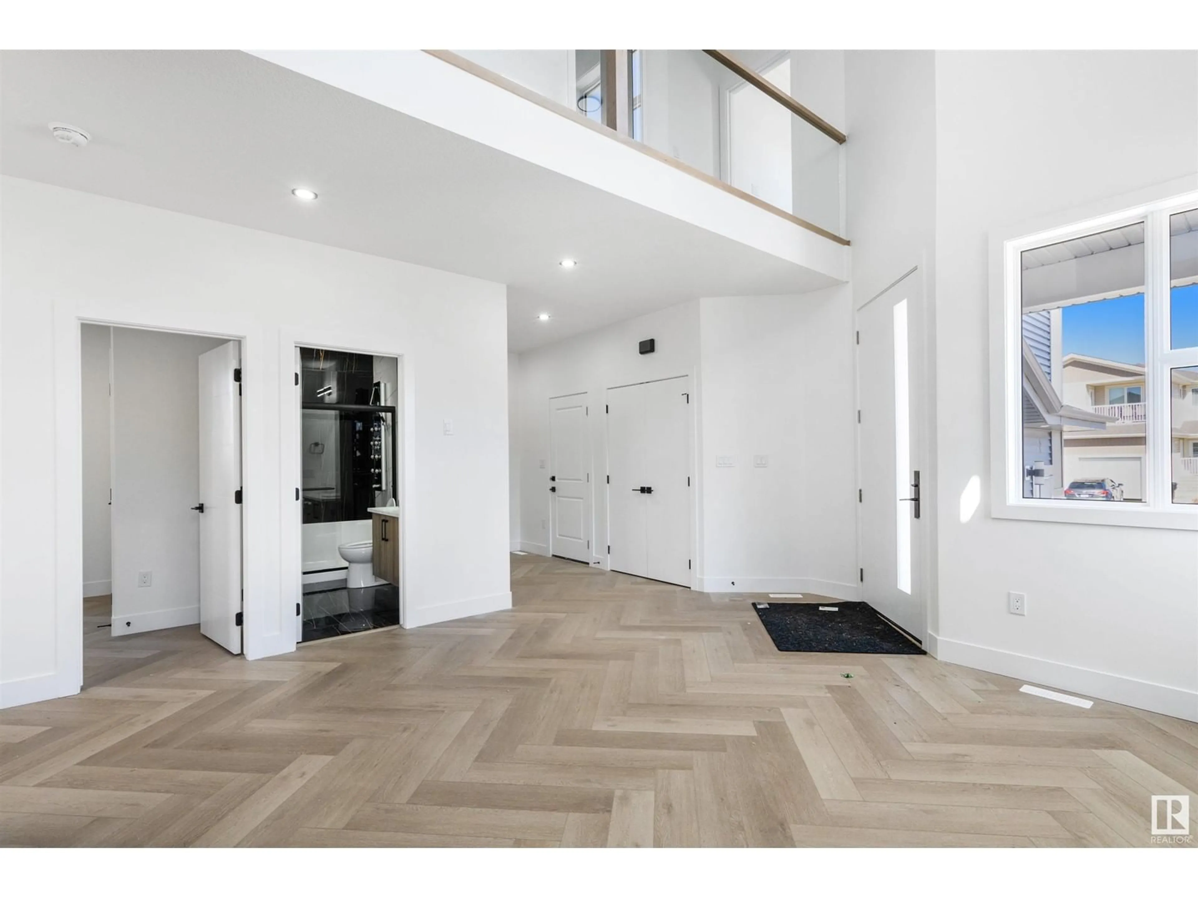 Indoor foyer, wood floors for 73 ASHBURY CR, Spruce Grove Alberta T7X3C6