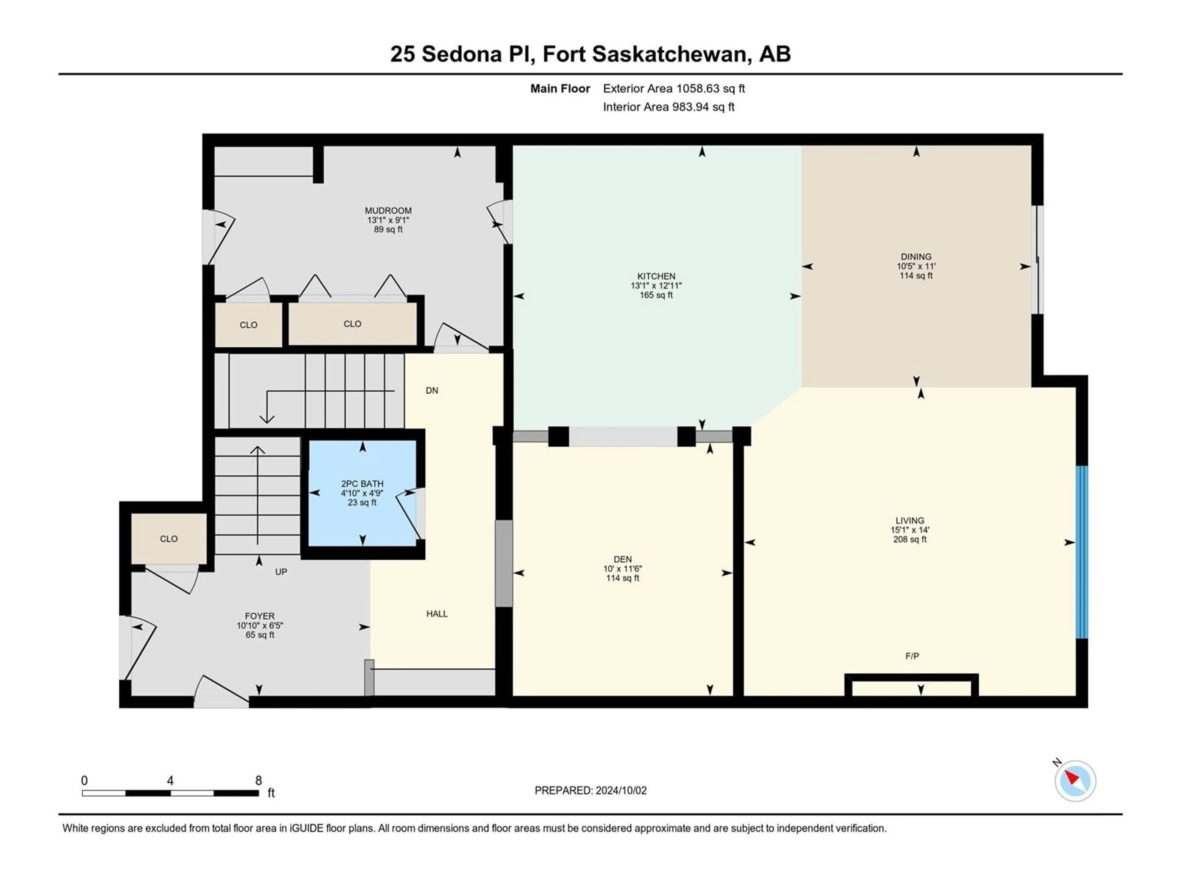 Floor plan for 25 SEDONA PL, Fort Saskatchewan Alberta T8L0N7