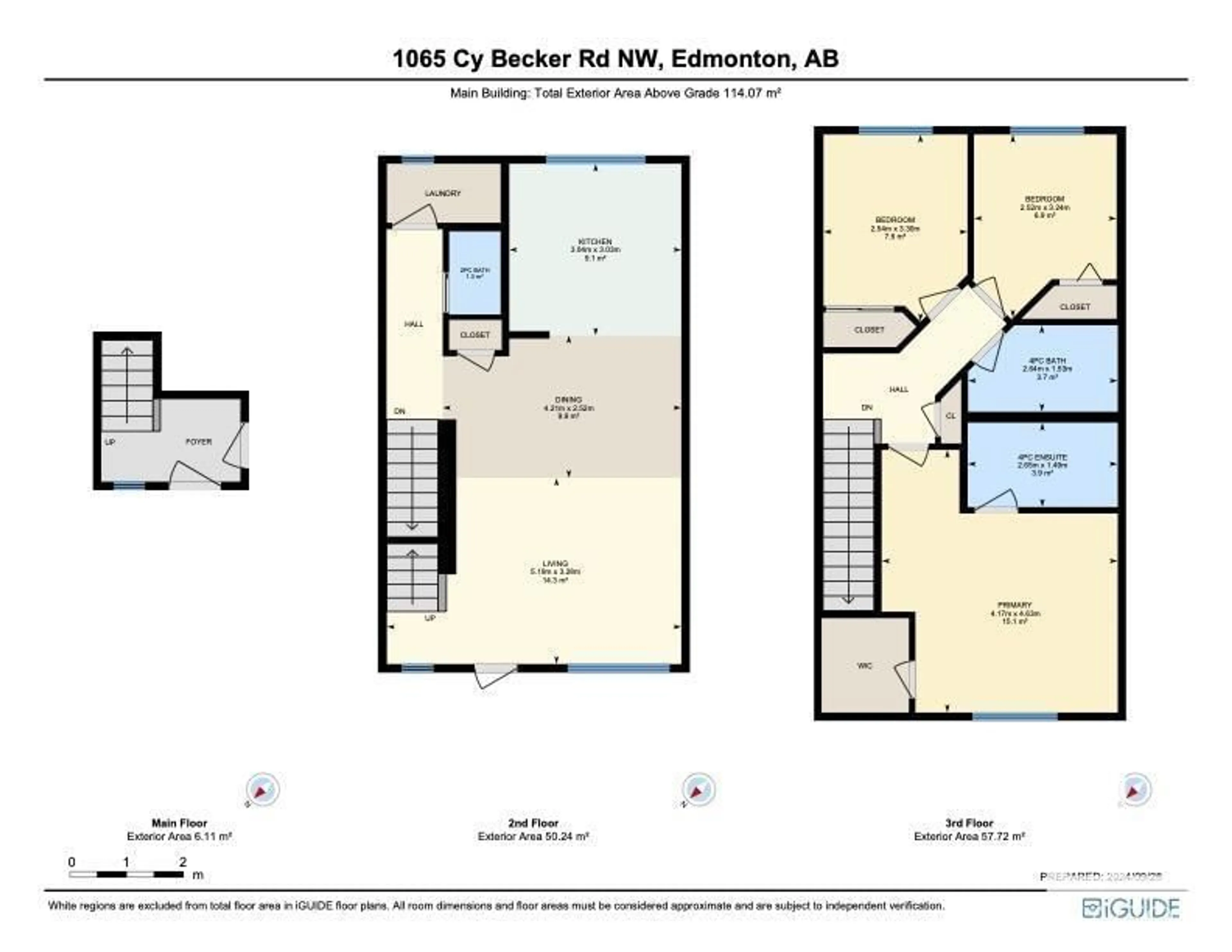 Floor plan for 1065 CY BECKER RD NW, Edmonton Alberta T5Y4B7