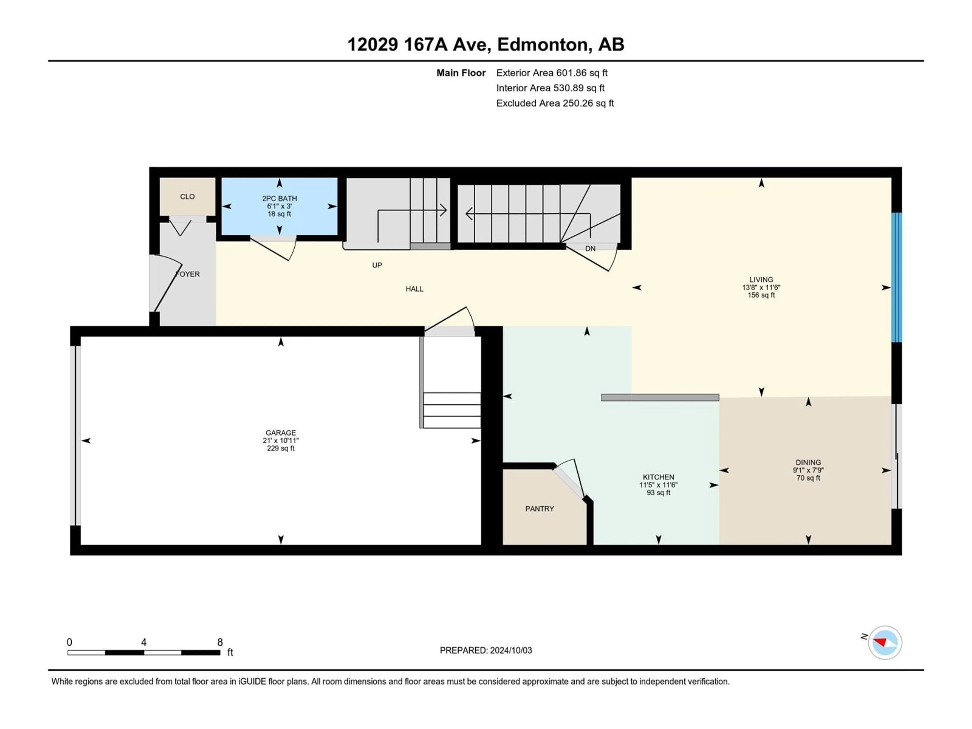 Floor plan for 12029 167A AV NW, Edmonton Alberta T5X0G4