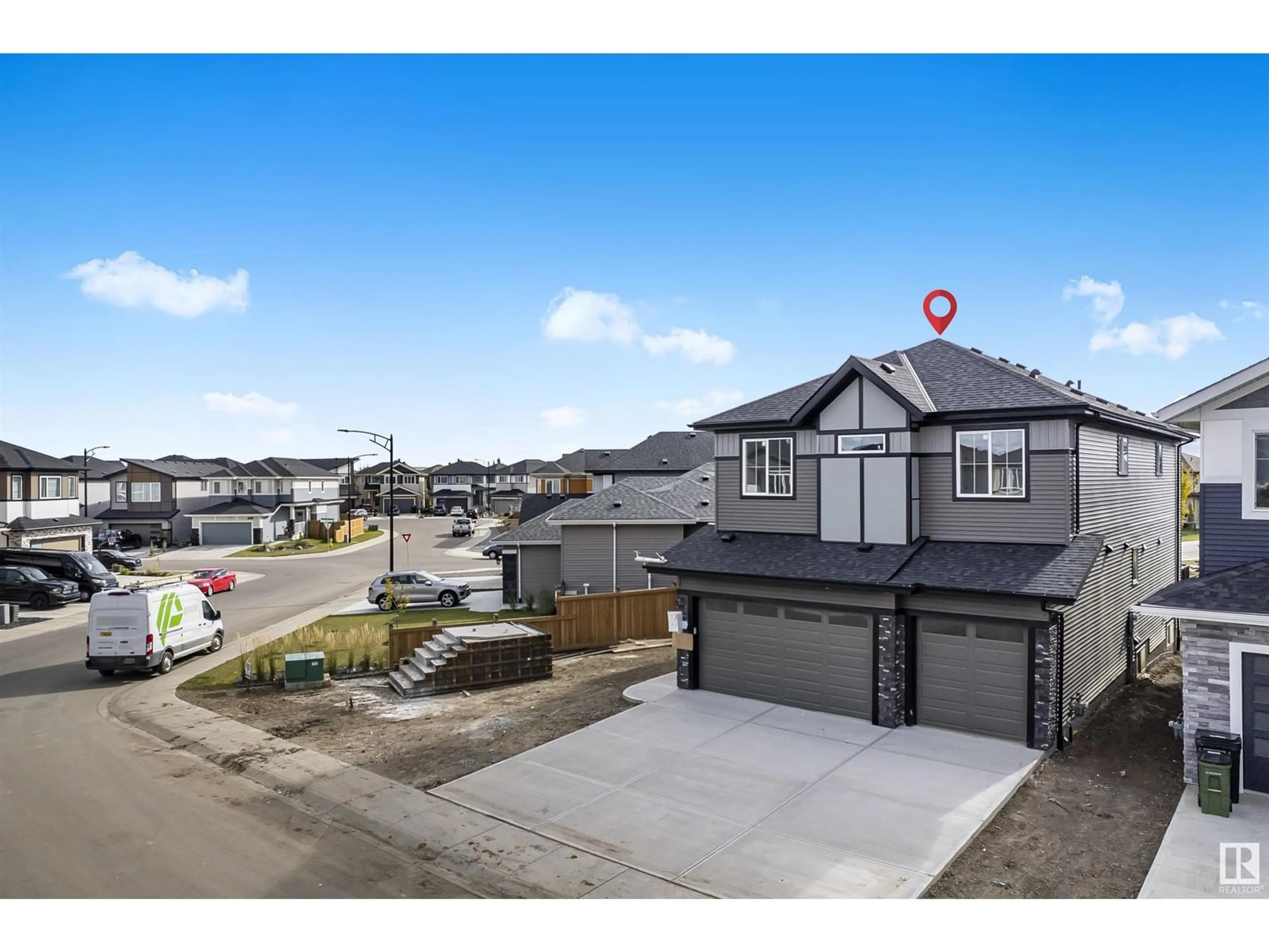 Frontside or backside of a home, the street view for 9211 183 AV NW, Edmonton Alberta T5Z0S6