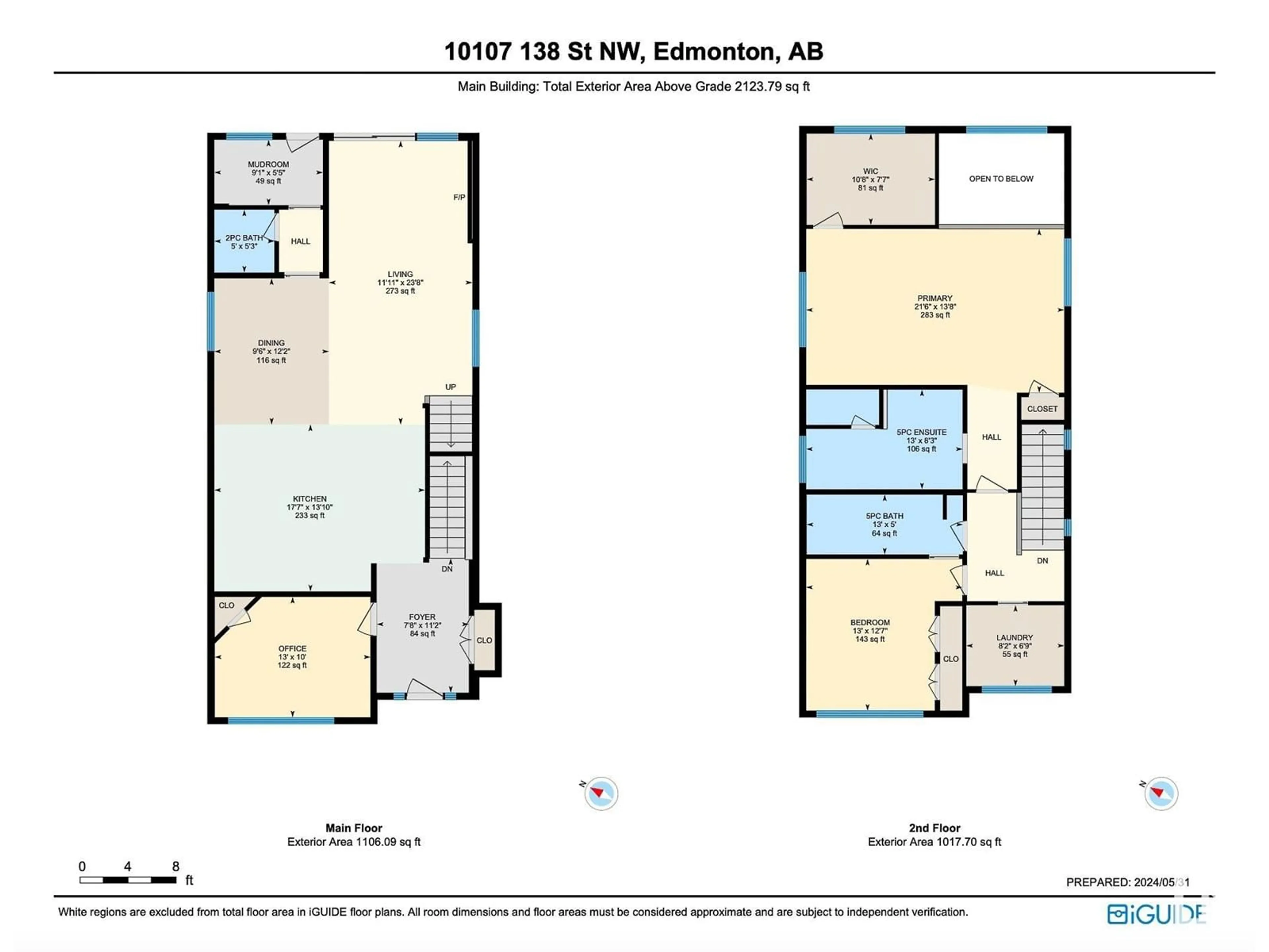 Floor plan for 10107 138 ST NW, Edmonton Alberta T5N2H8