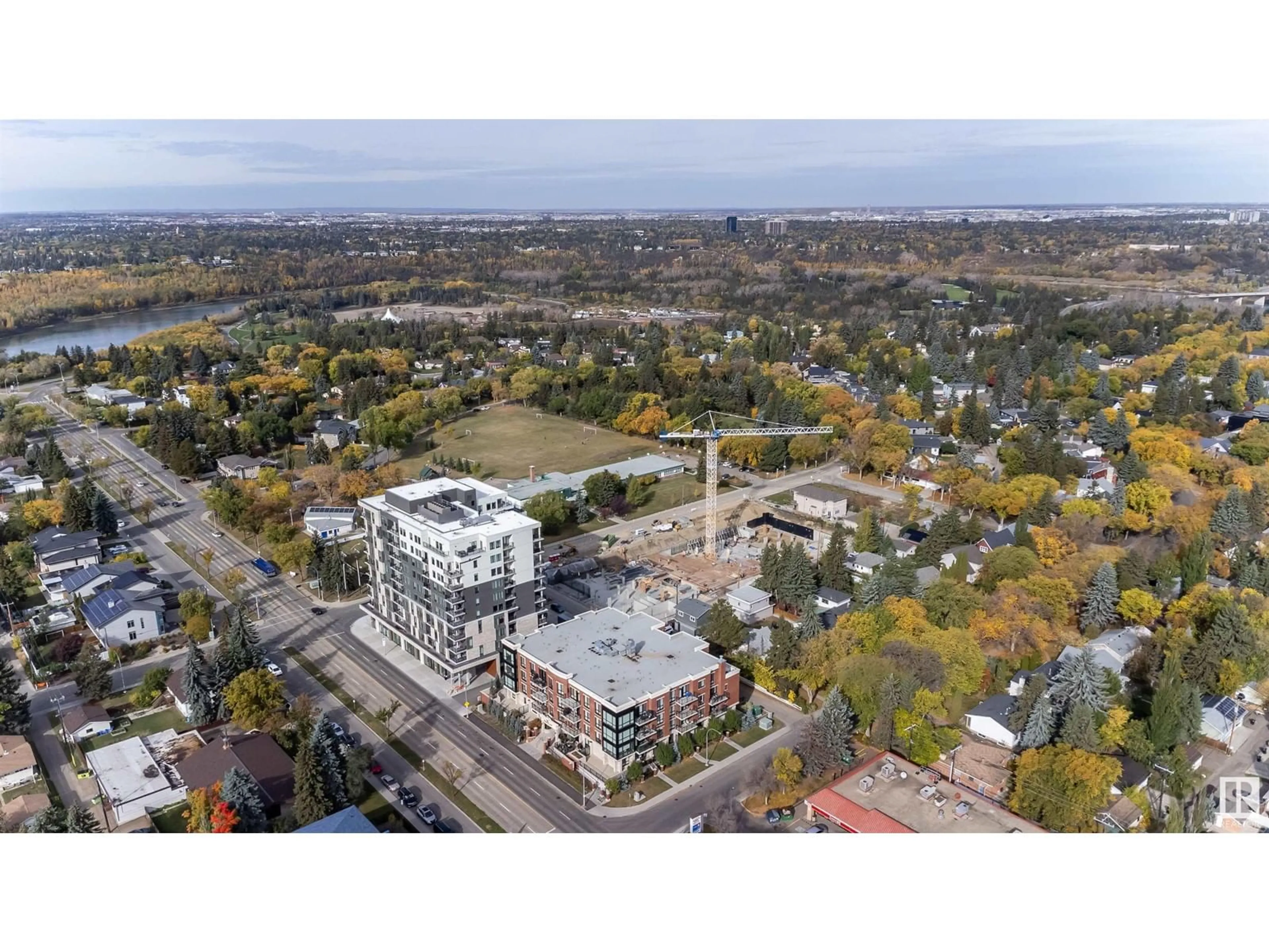 A pic from exterior of the house or condo, the street view for #304 11710 87 AV NW, Edmonton Alberta T6G0Y3