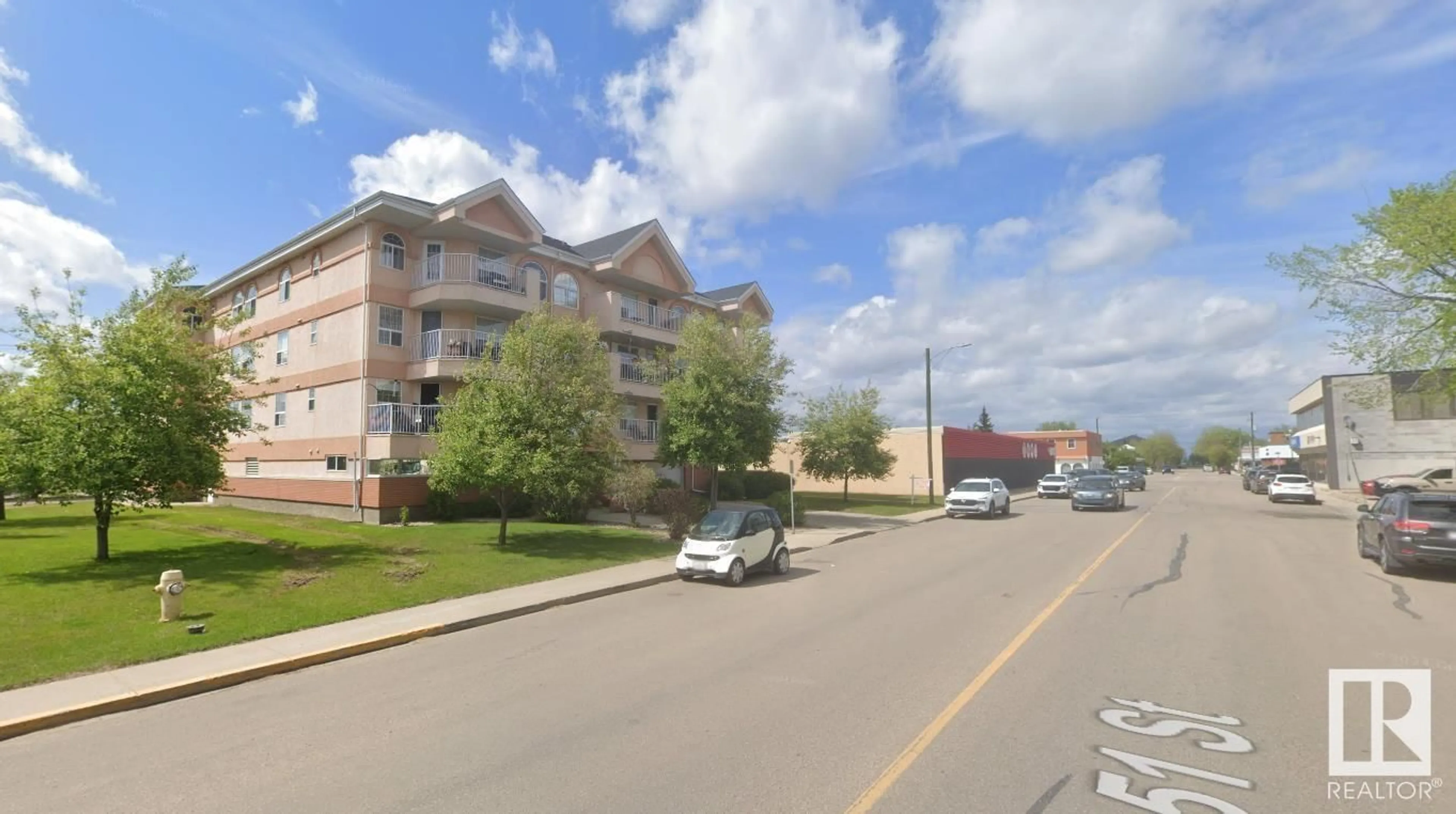 A pic from exterior of the house or condo, the street view for #305 4910 51 ST, Bonnyville Town Alberta T9N2P8