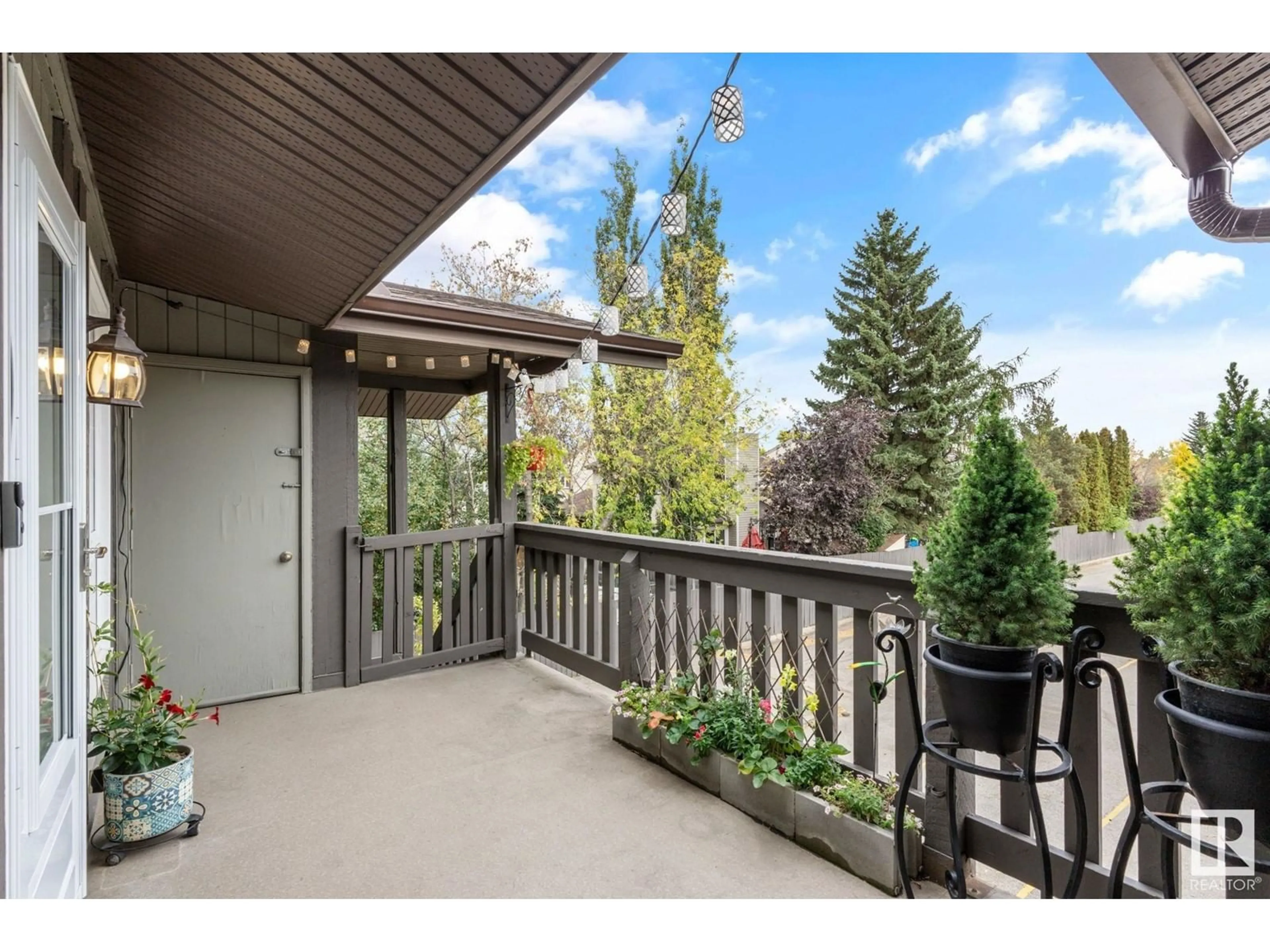 Patio, the fenced backyard for 5926 172 ST NW NW, Edmonton Alberta T6M1B4