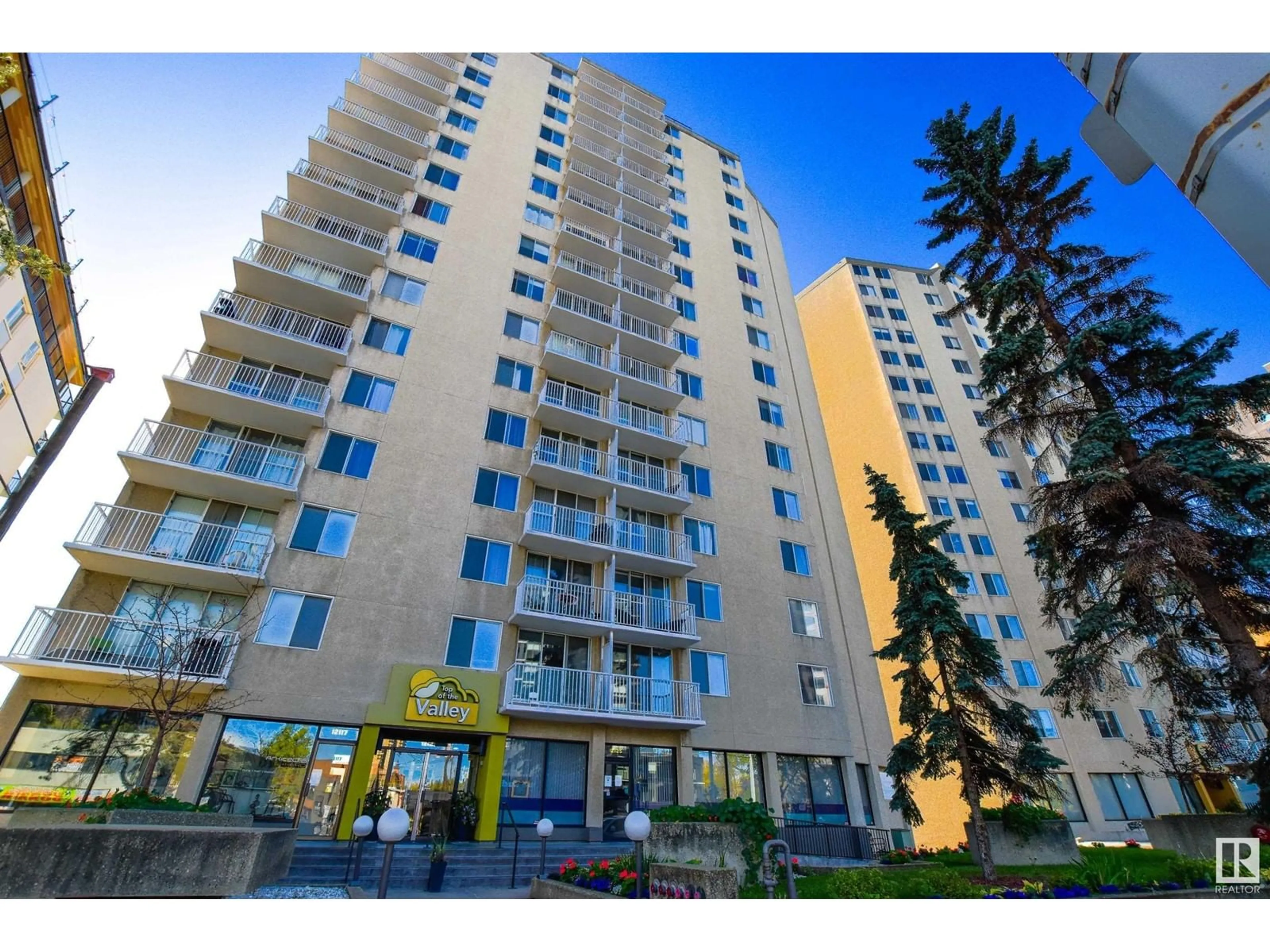 A pic from exterior of the house or condo for #1106 12121 JASPER AV NW, Edmonton Alberta T5N3X7