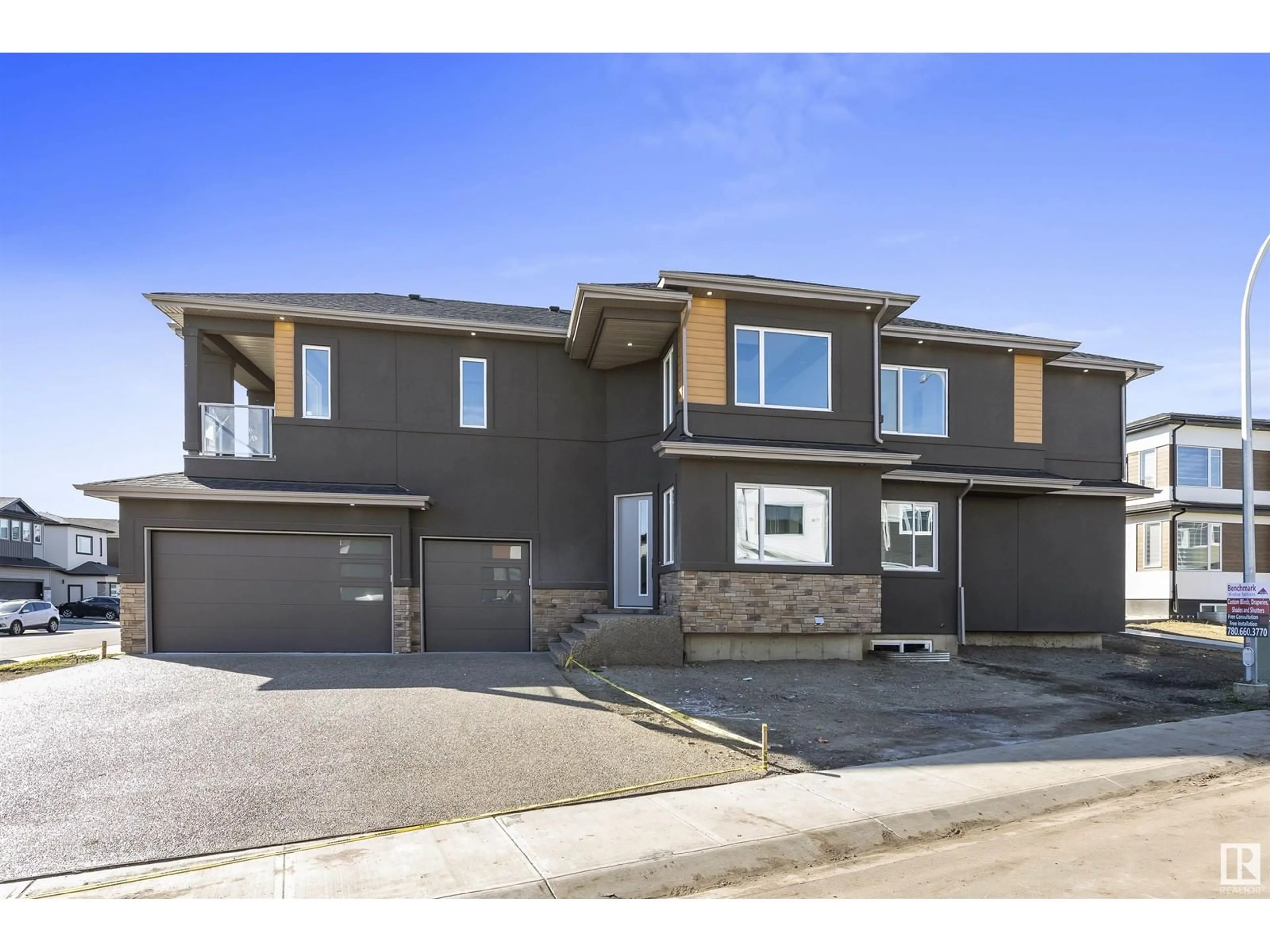 Frontside or backside of a home, the street view for 15016 10 ST NW, Edmonton Alberta T5Y4C1