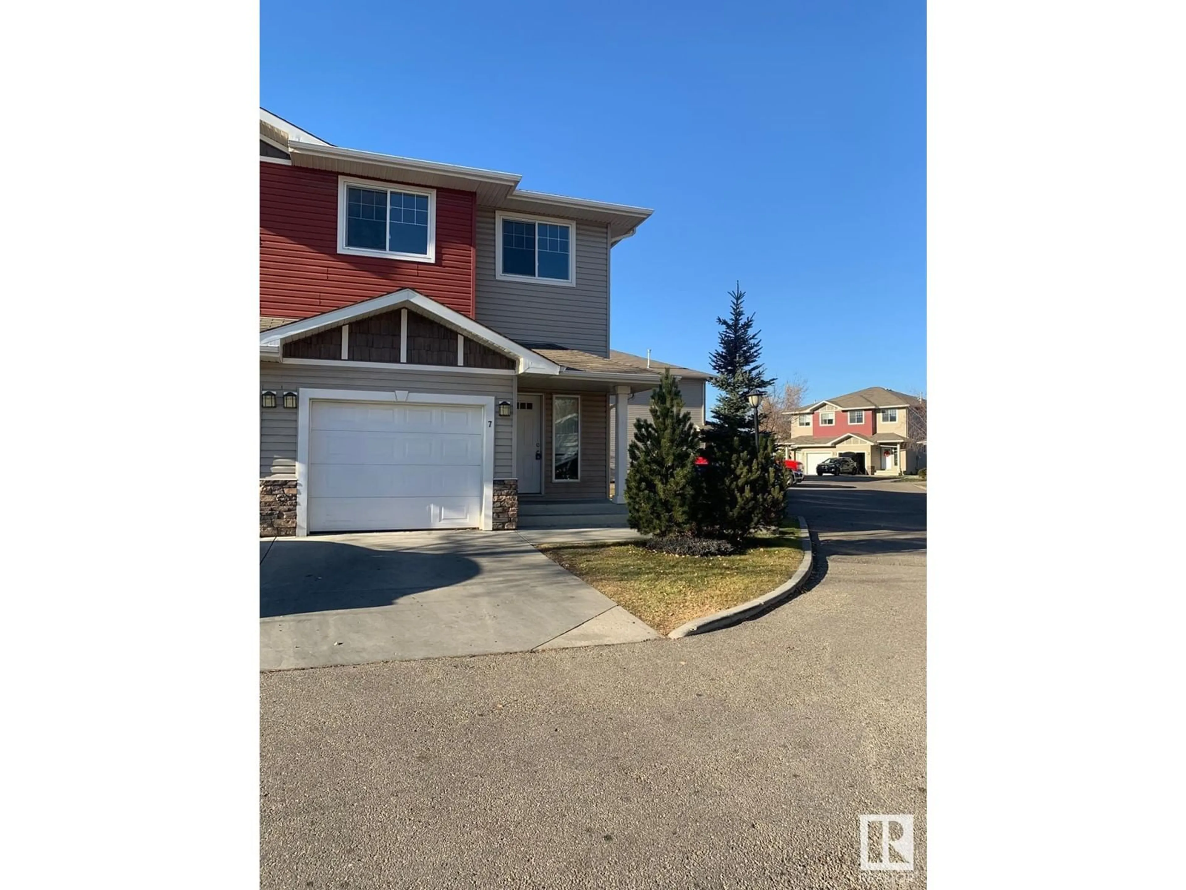 A pic from exterior of the house or condo, the street view for #7 15151 43 ST NW, Edmonton Alberta T5Y0L3