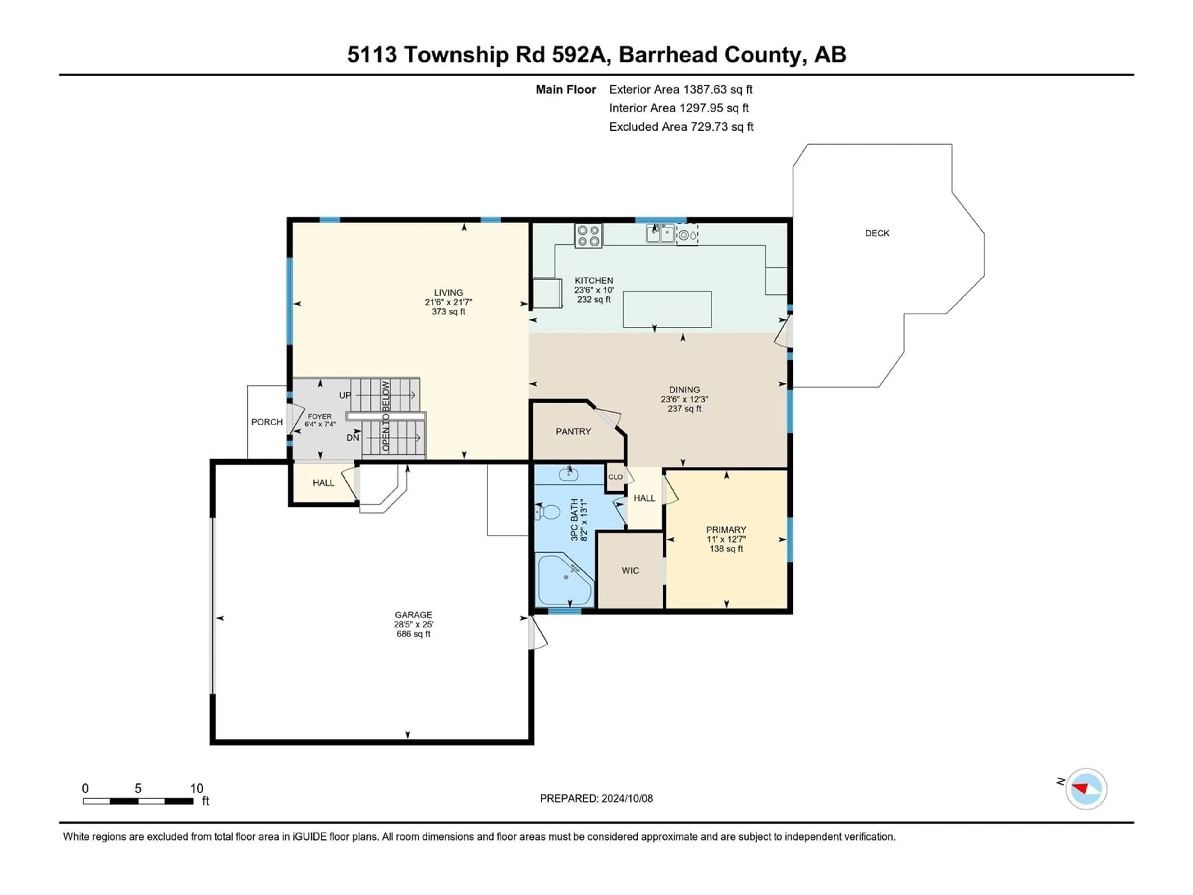 Floor plan for 5113 TWP RD 592 A, Rural Barrhead County Alberta T7N1N3