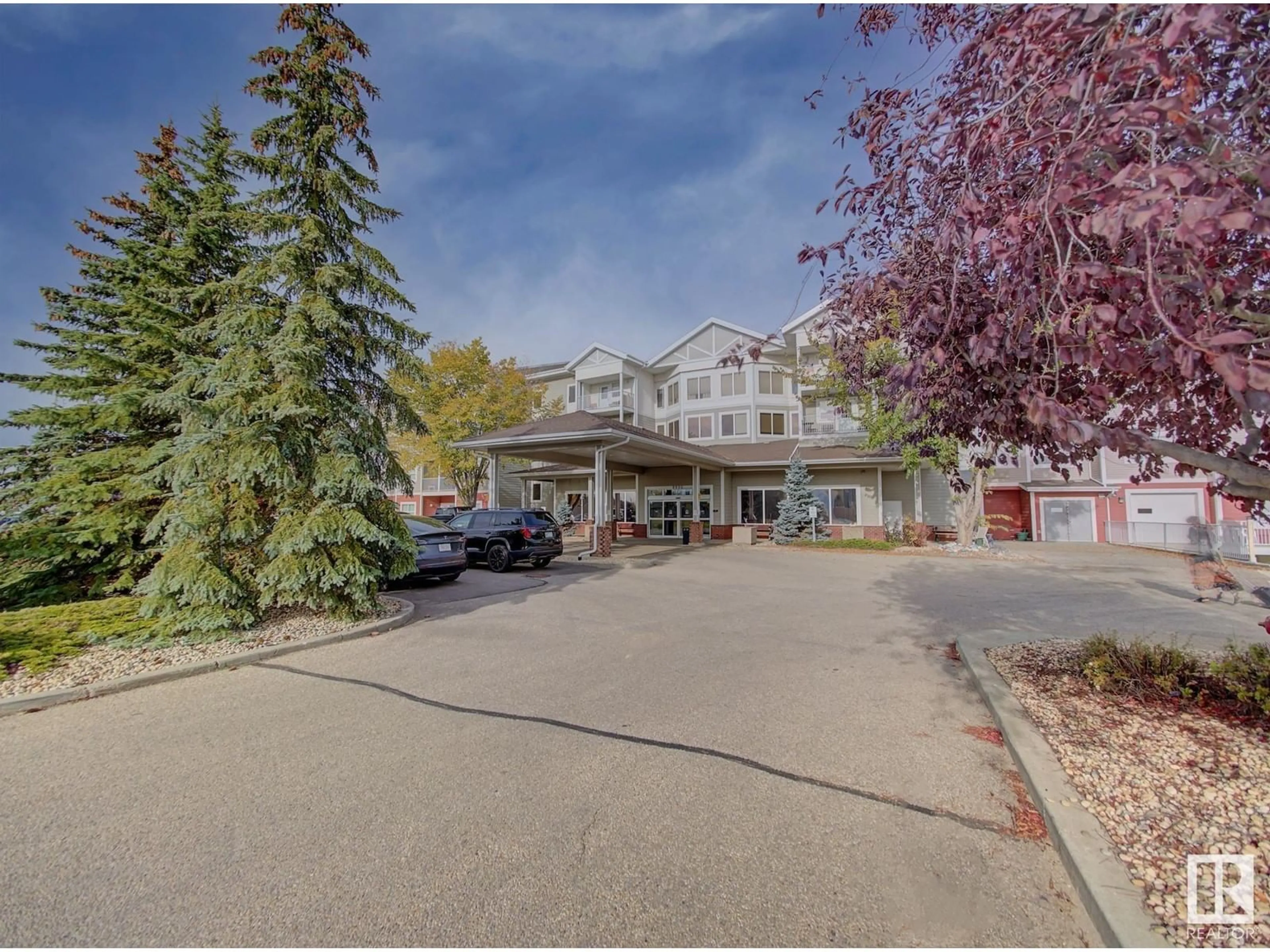 A pic from exterior of the house or condo, the street view for #216 8802 Southfort DR, Fort Saskatchewan Alberta T8L4R6