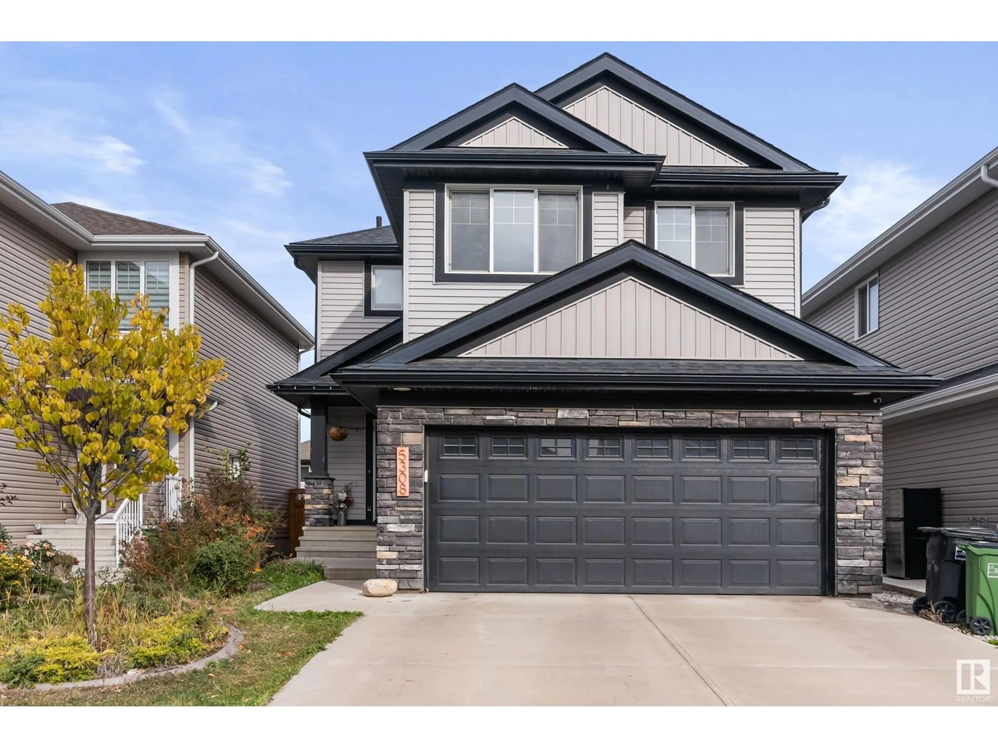 Frontside or backside of a home, the street view for 5308 22 AV SW, Edmonton Alberta T6X2H8