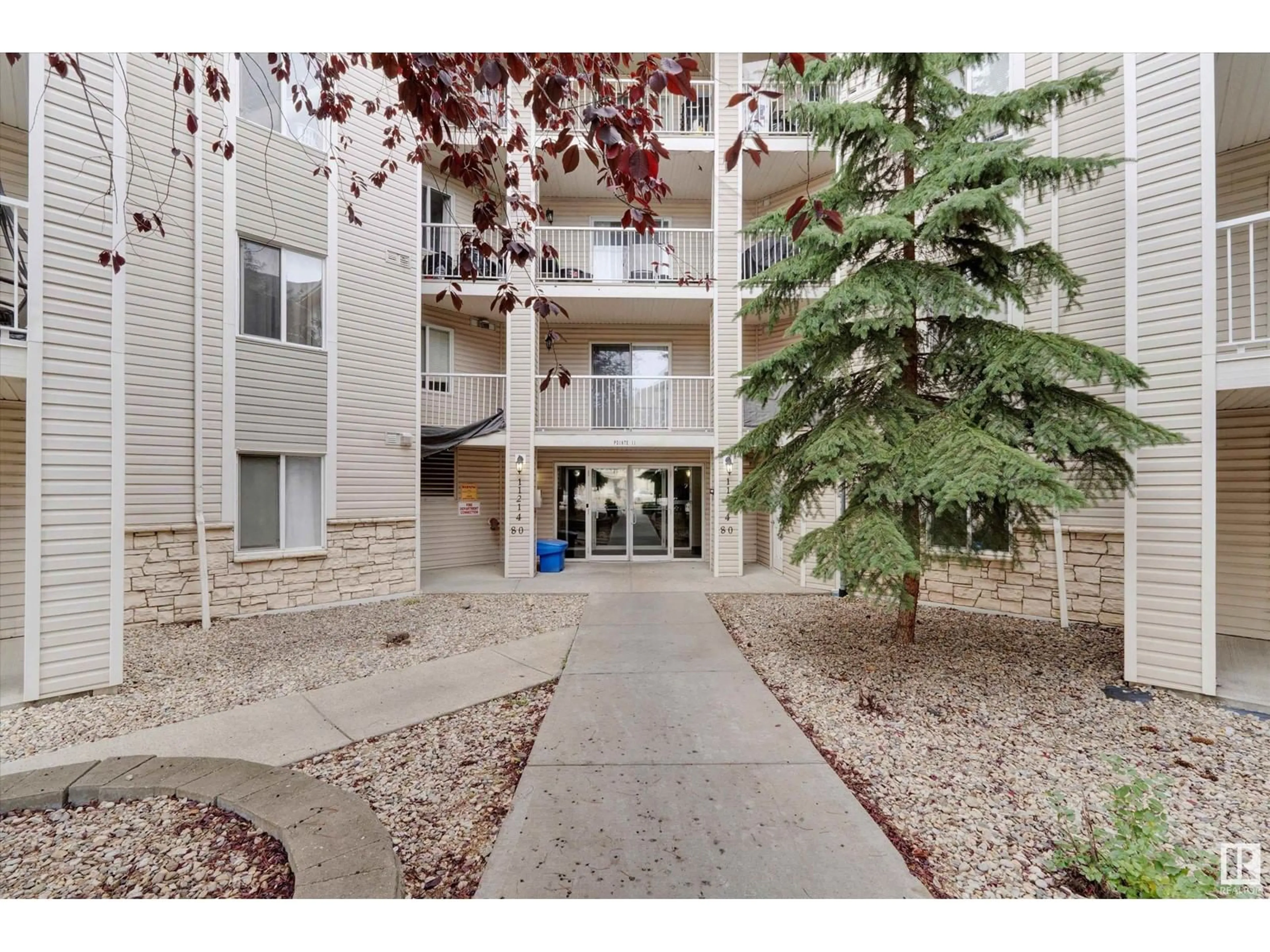 A pic from exterior of the house or condo for #416 11214 80 ST NW, Edmonton Alberta T5B4X5