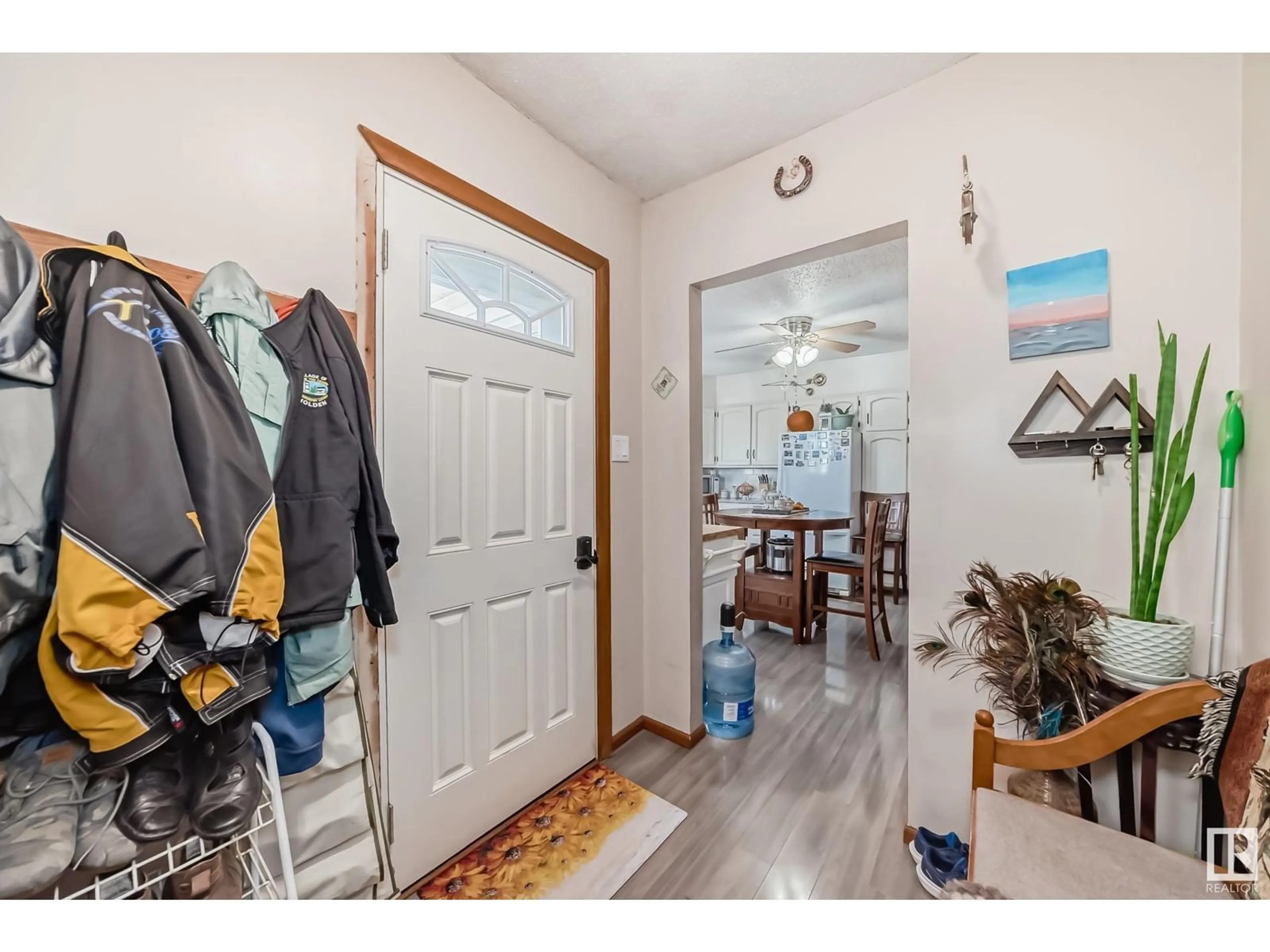 Indoor entryway, wood floors for 4808 51 AV, Holden Alberta T0B2C0