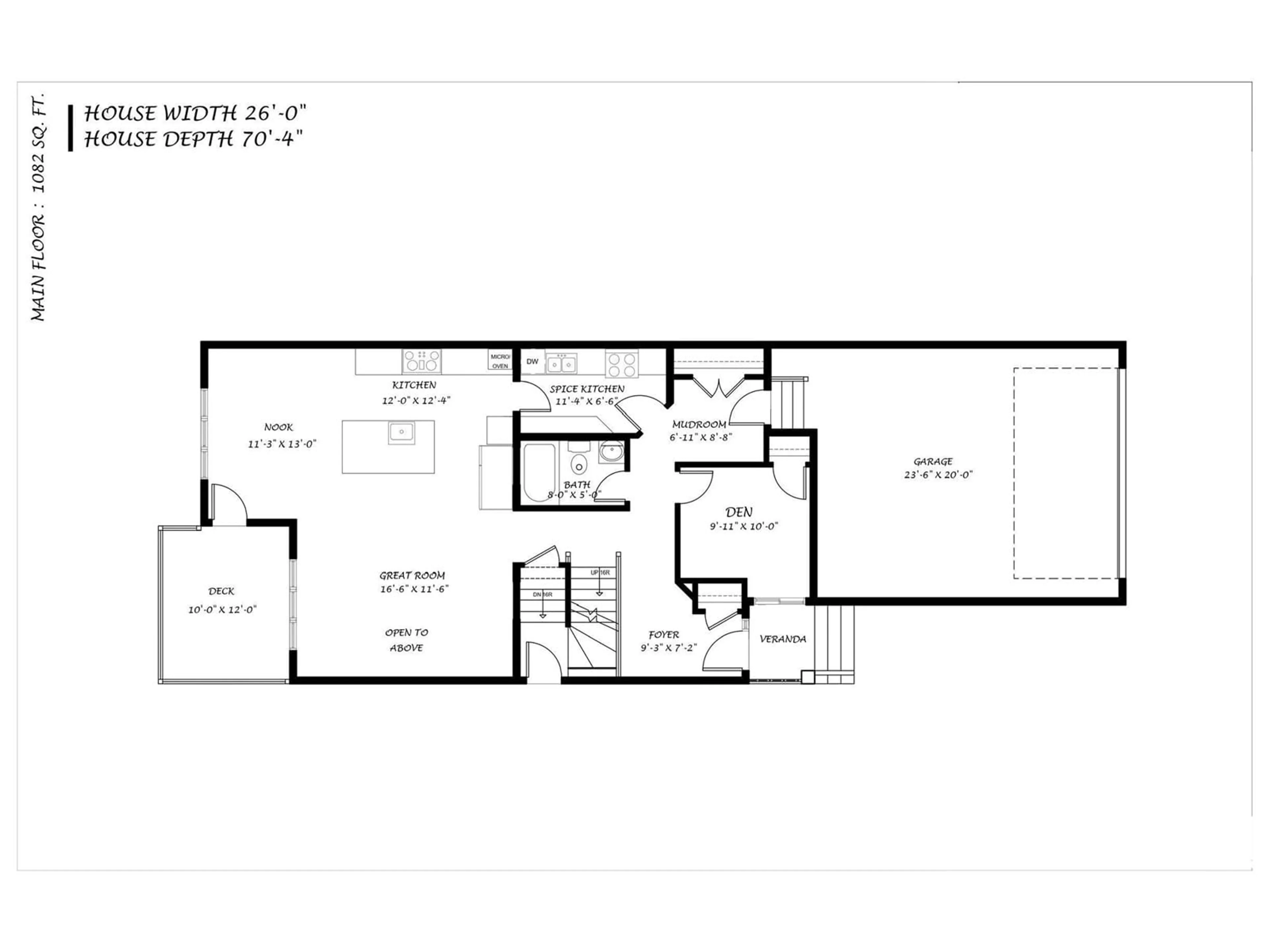 Floor plan for 6327 17 ST NE, Rural Leduc County Alberta T4X0P5