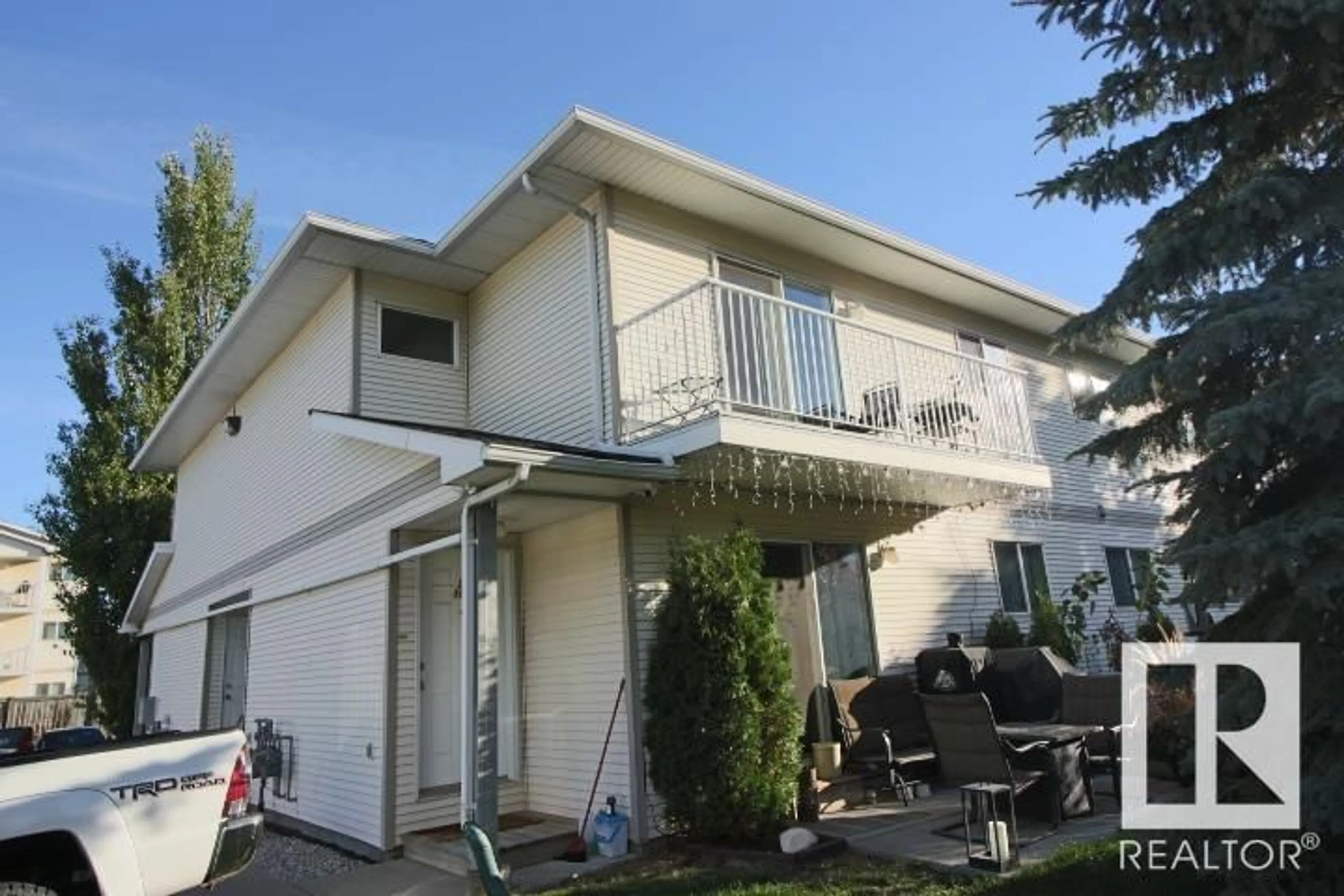 Frontside or backside of a home, the front or back of building for #108D 122 WESTPARK, Fort Saskatchewan Alberta T8L4M2