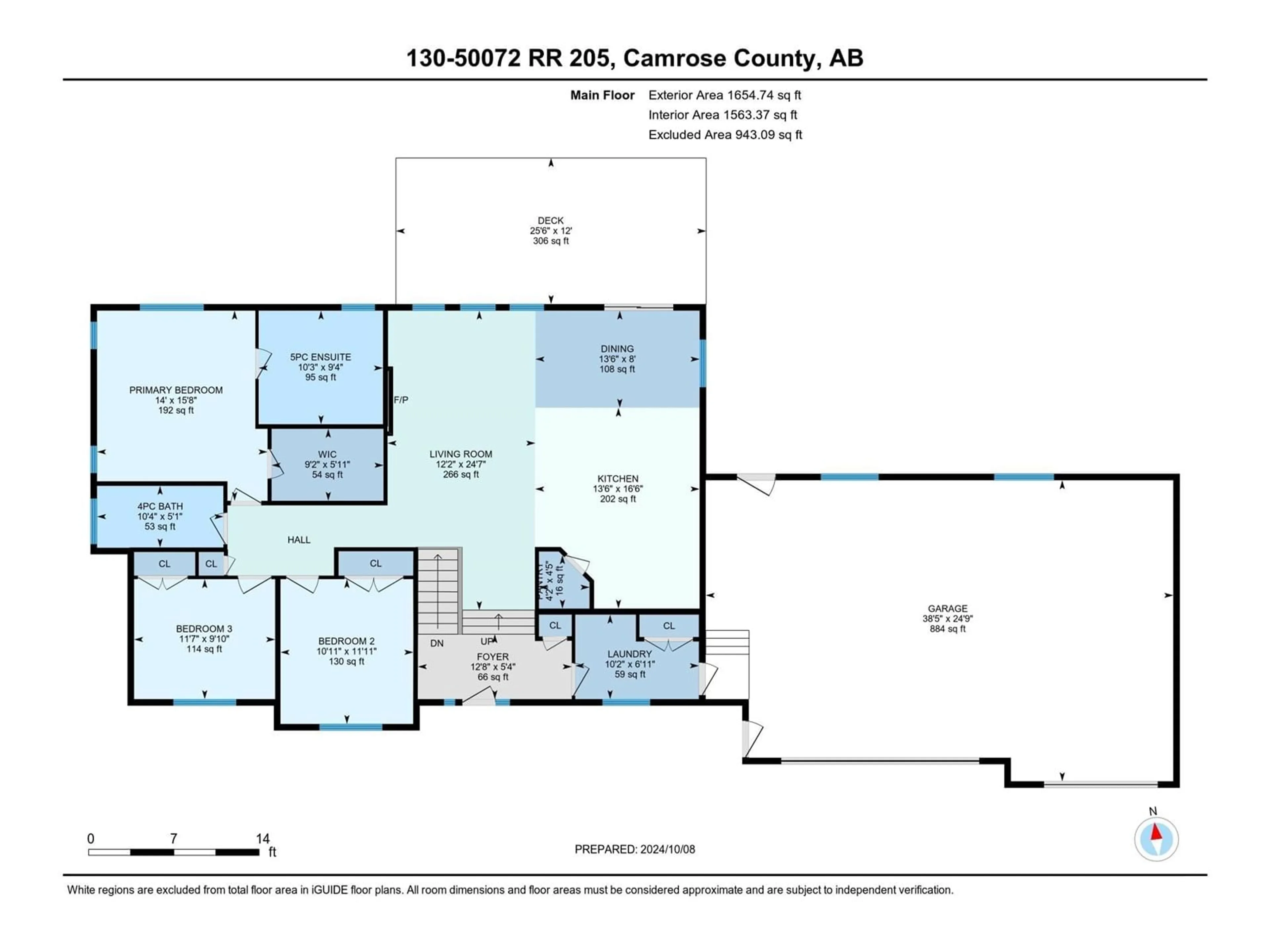 Floor plan for 130 50072 RGE RD 205, Rural Camrose County Alberta T0B2M1