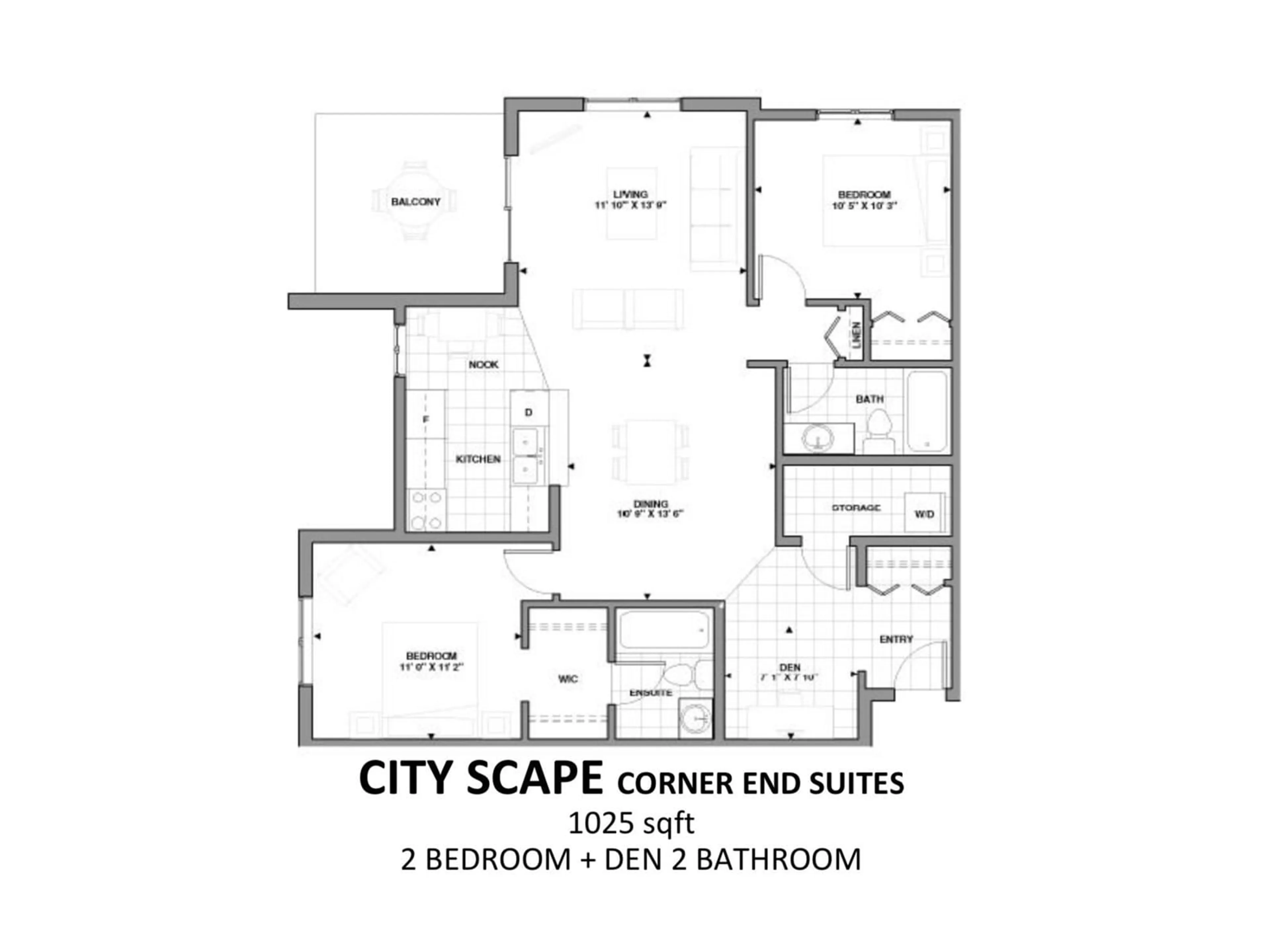 Floor plan for #202 5390 CHAPPELLE RD SW, Edmonton Alberta T6W3K7