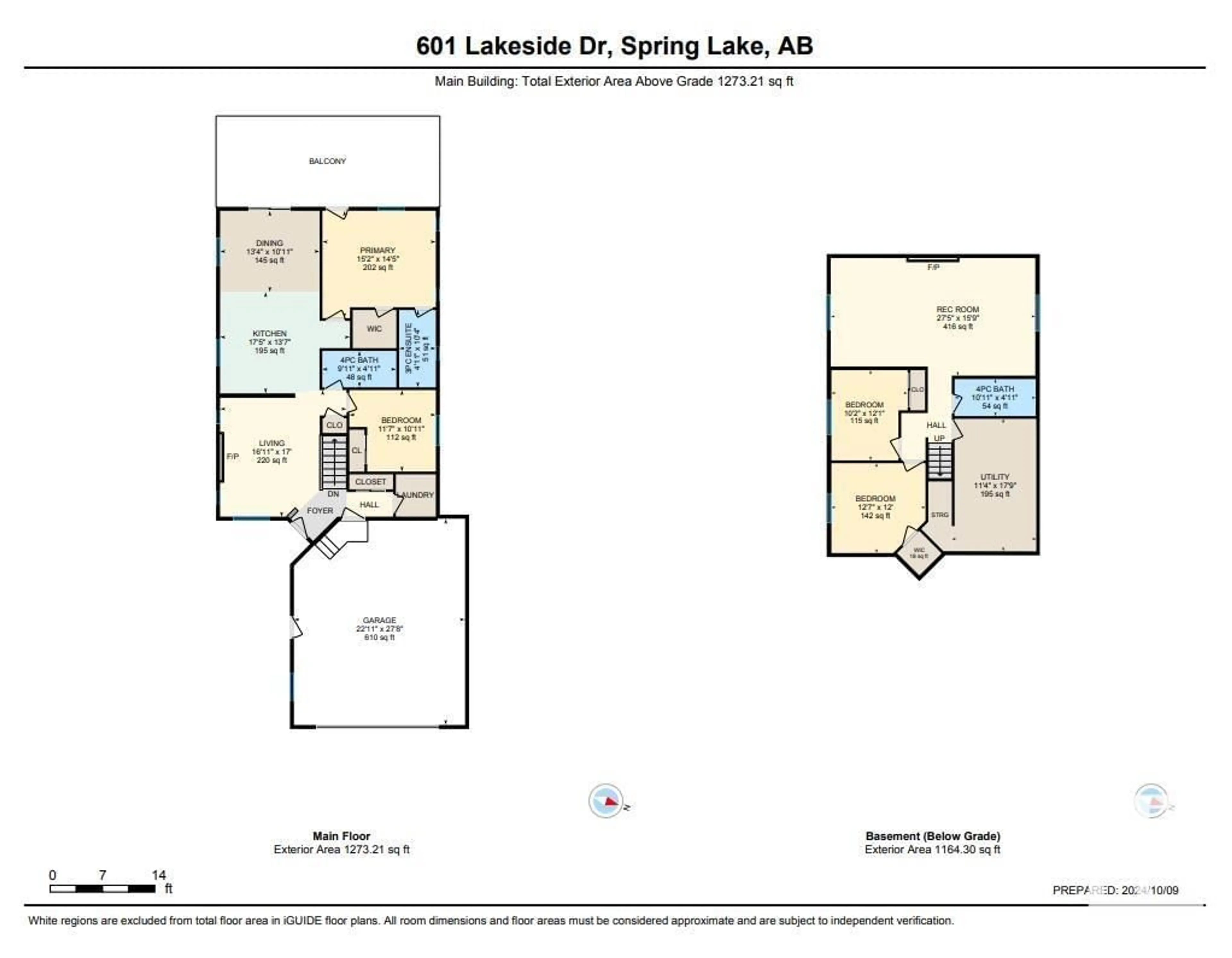 Floor plan for 601 LAKESIDE DR, Rural Parkland County Alberta T7Z2V5