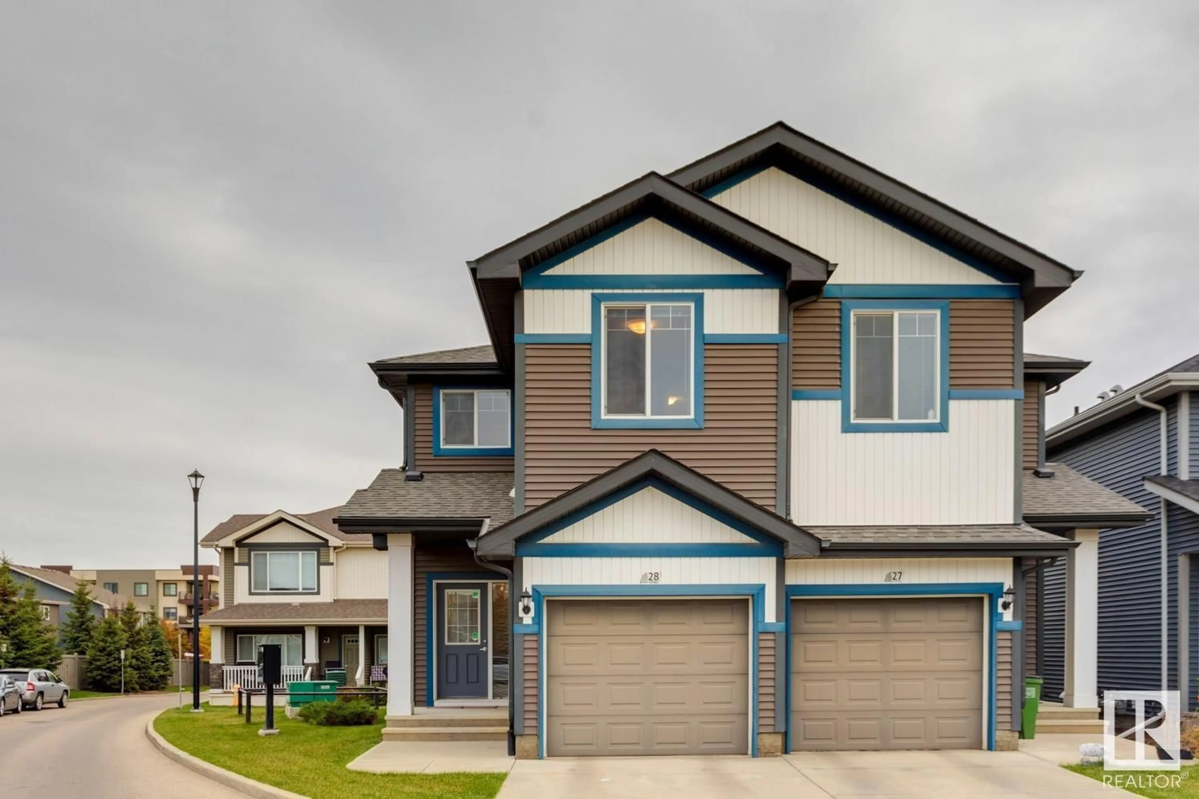 Frontside or backside of a home, the street view for #28 8209 217 ST NW NW, Edmonton Alberta T5T6Z4