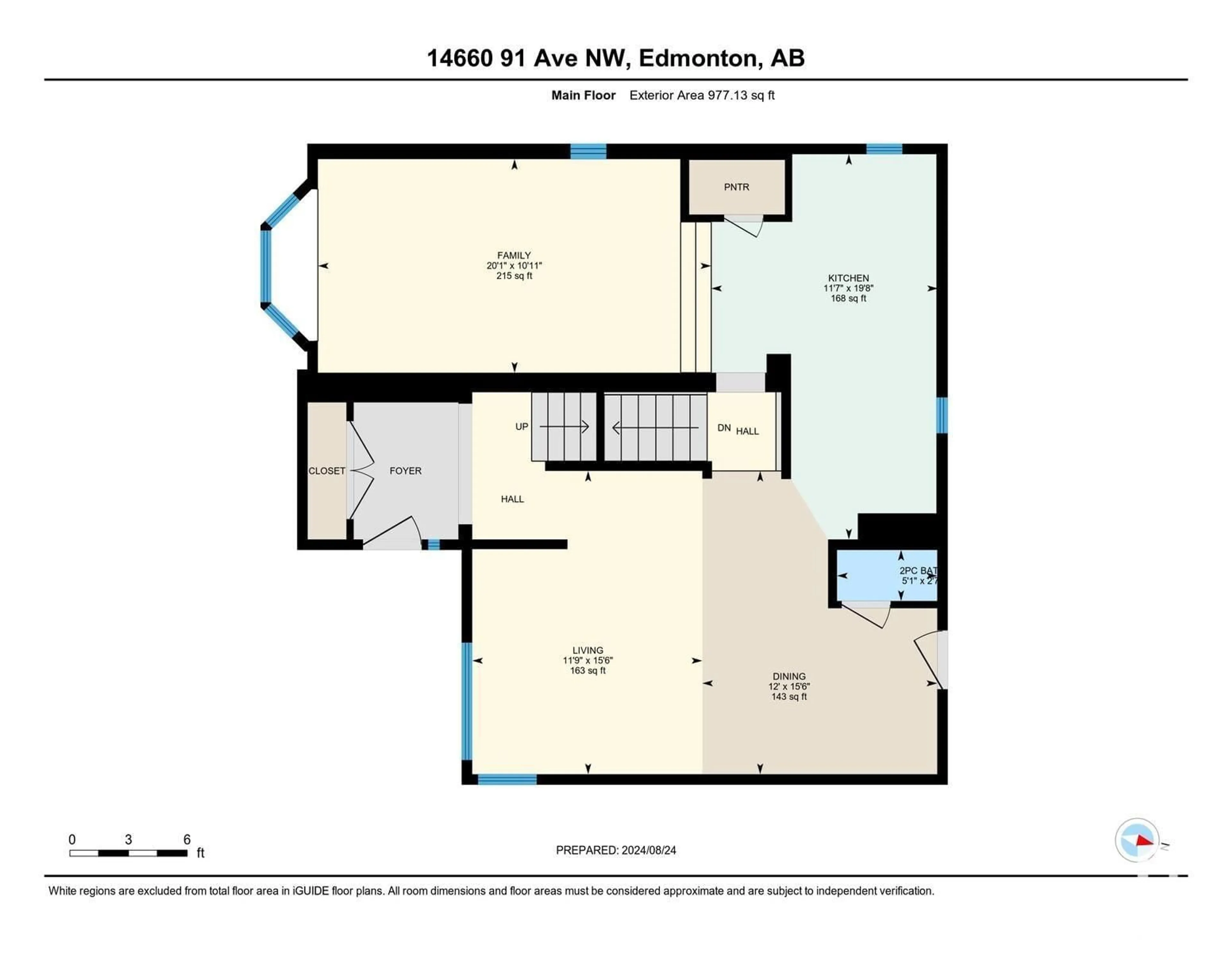 Floor plan for 14660 91 AV NW, Edmonton Alberta T5R4Y9