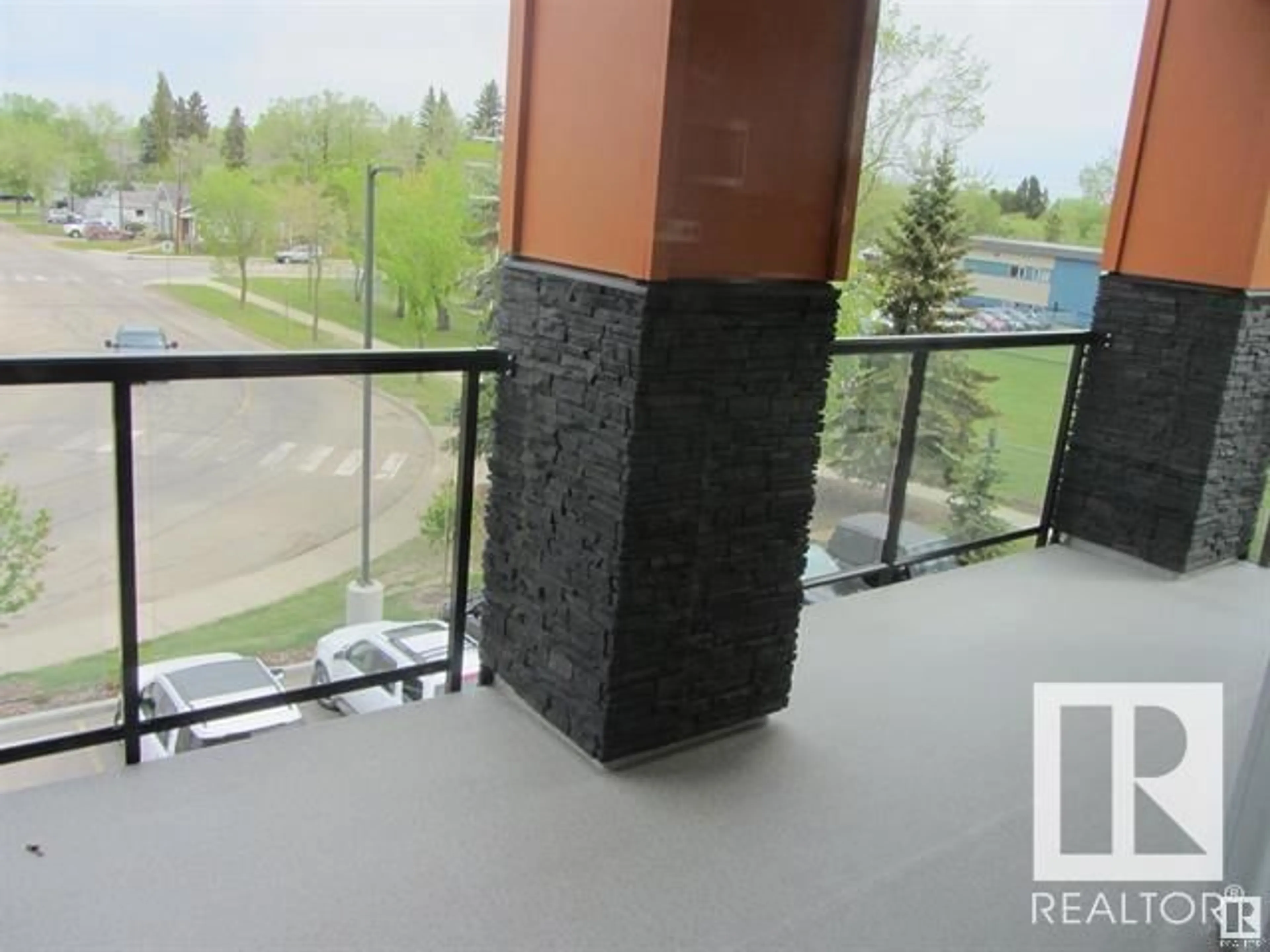 Balcony in the apartment for #307 17 COLUMBIA AV W, Devon Alberta T9G1Y7