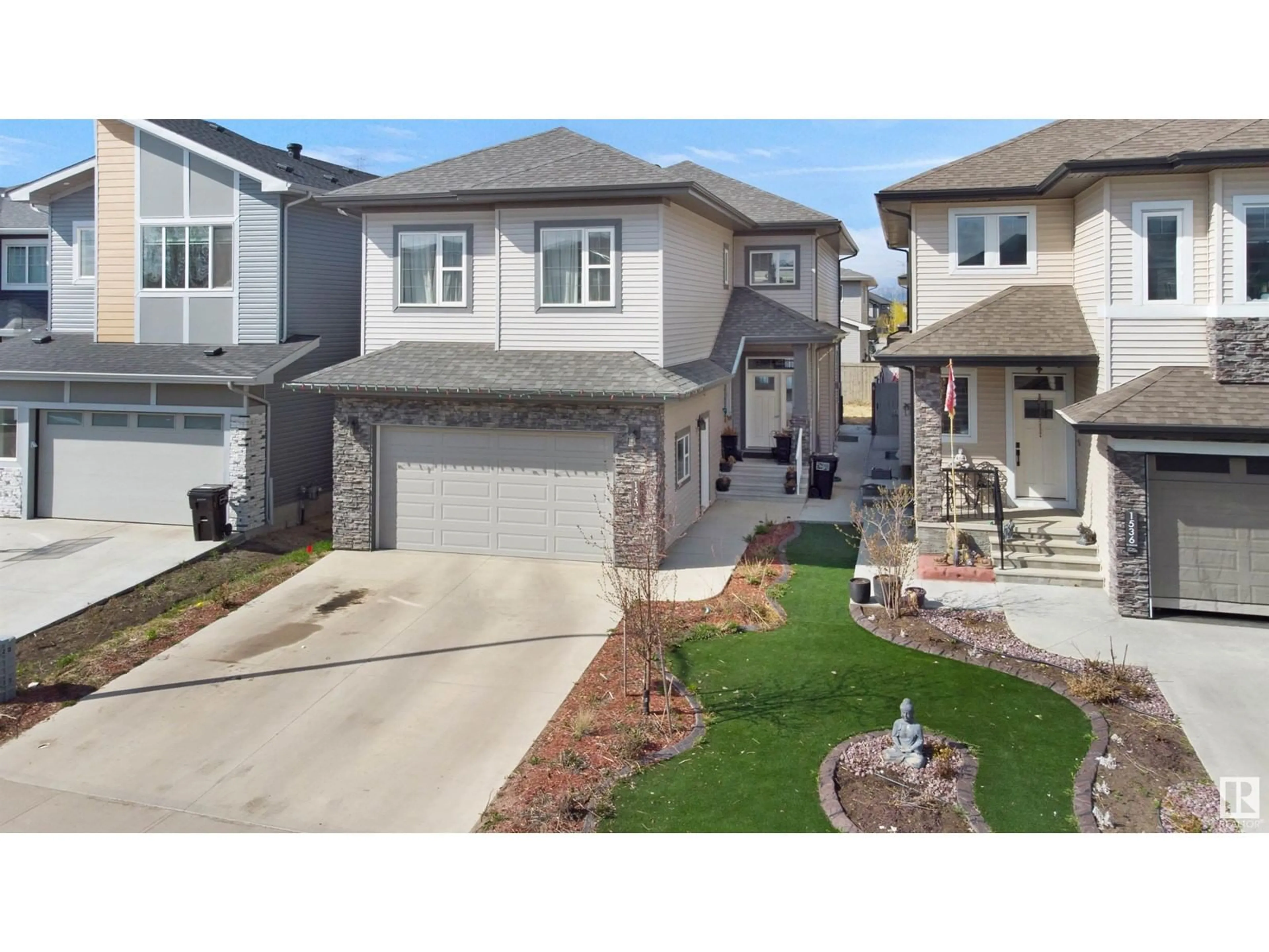 Frontside or backside of a home, the street view for 1540 151 AV NW, Edmonton Alberta T5Y3T4