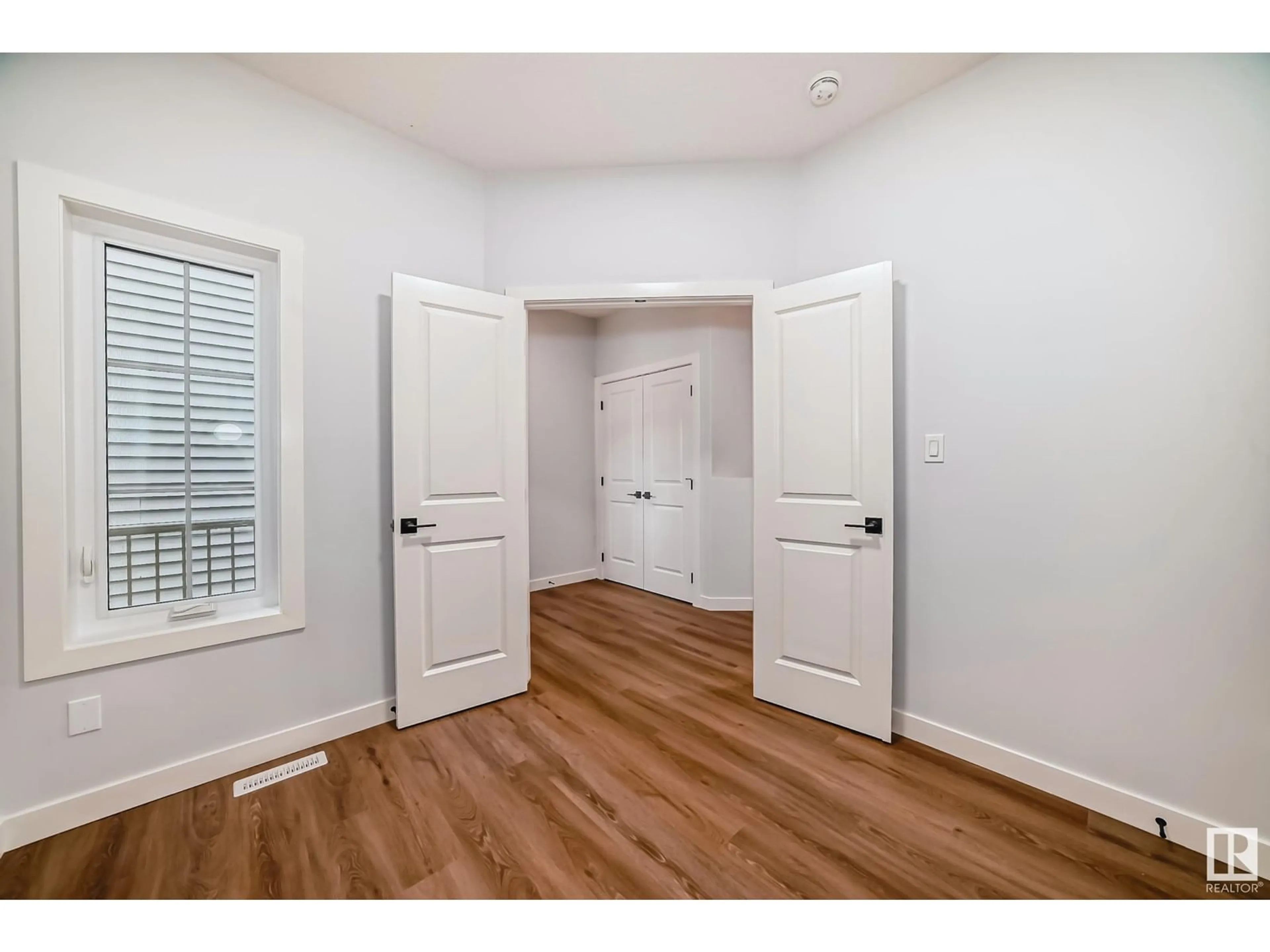 Indoor entryway, wood floors for 107 Miller WD, Leduc Alberta T9E1R7