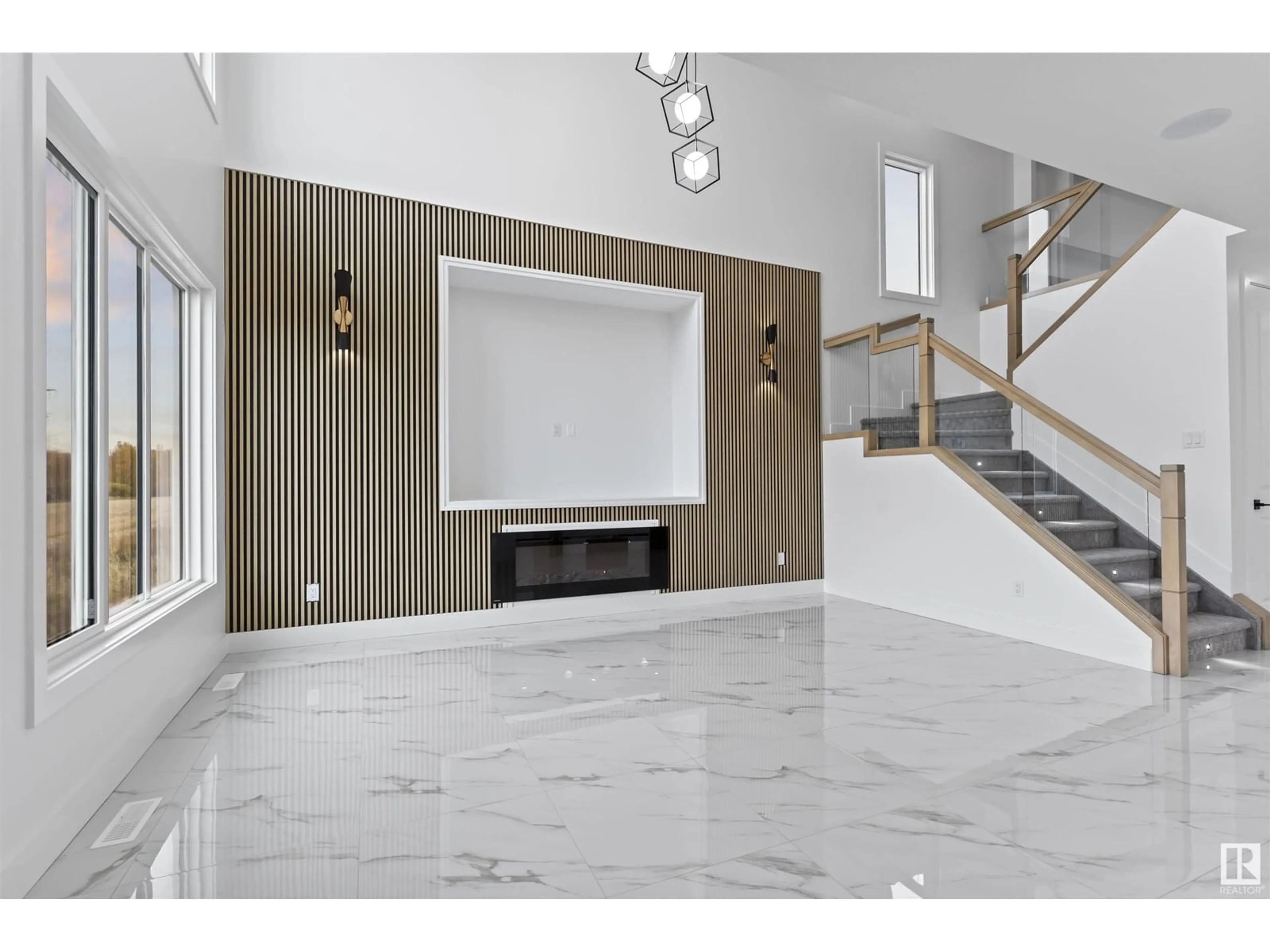 Indoor foyer, ceramic floors for 2748 1 AV SW, Edmonton Alberta T6X3E4