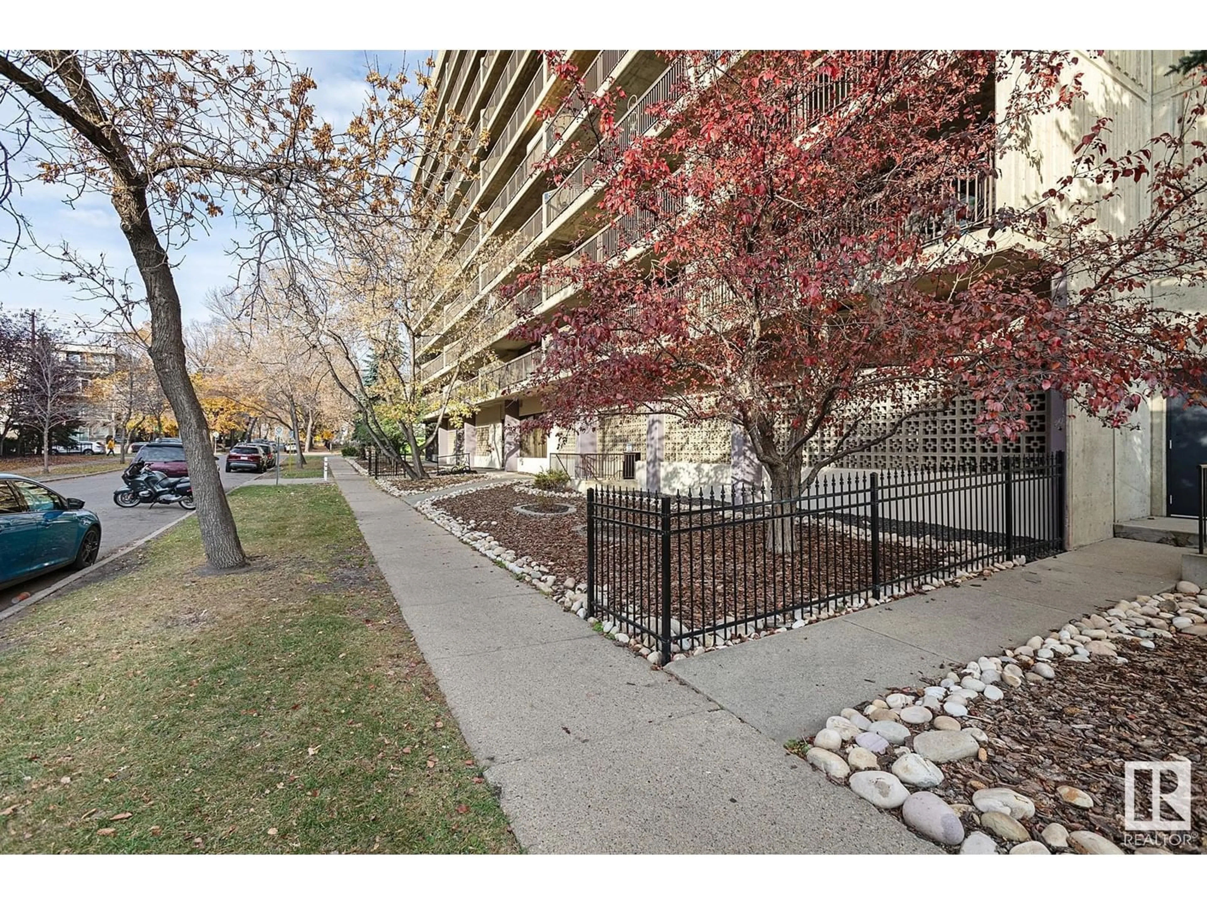 A pic from exterior of the house or condo, the street view for #408 12841 65 ST NW, Edmonton Alberta T5A4N4