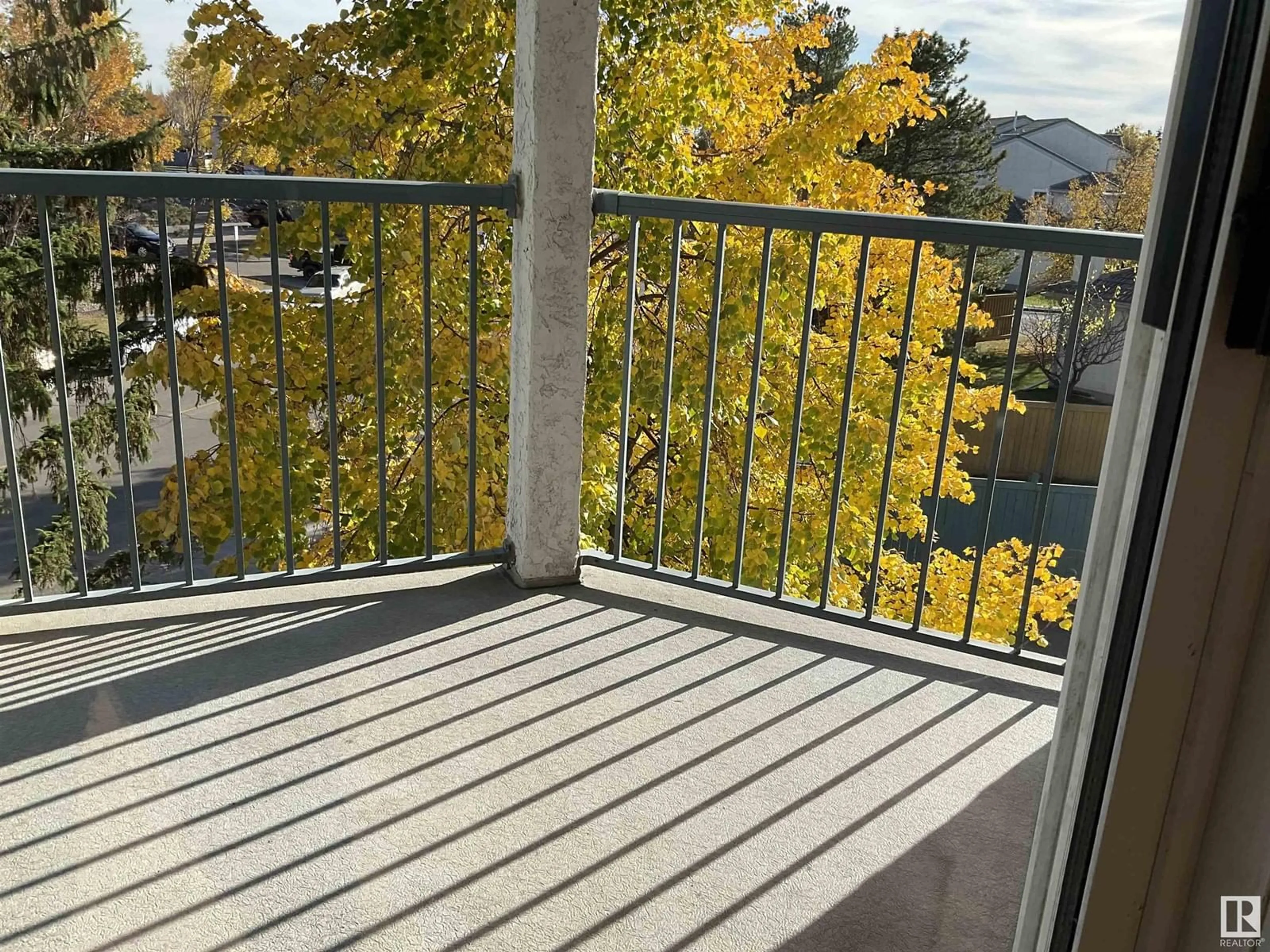 Balcony in the apartment for #302 9620 174 ST NW, Edmonton Alberta T5T6B9