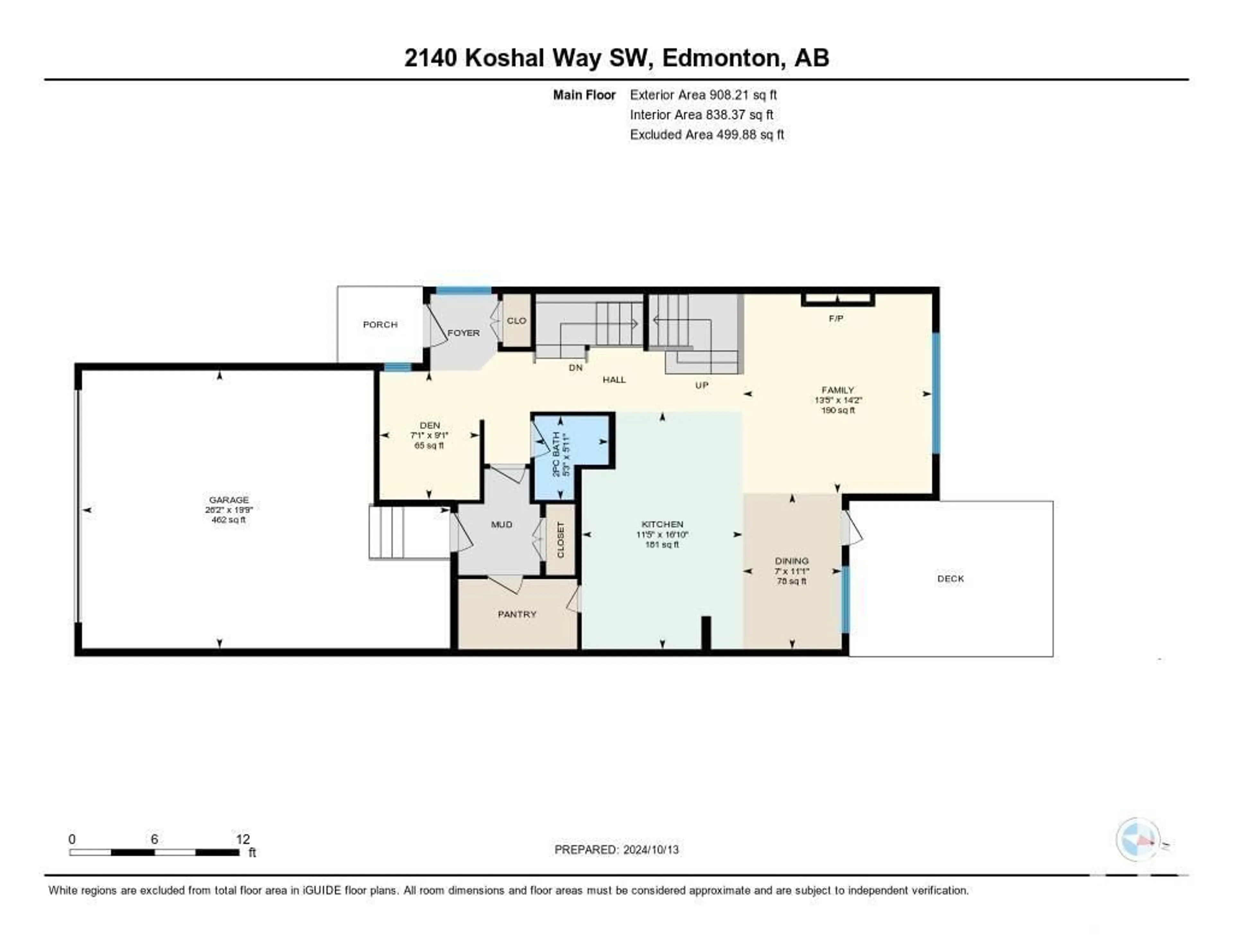 Floor plan for 2140 KOSHAL WY SW, Edmonton Alberta T6W3R9