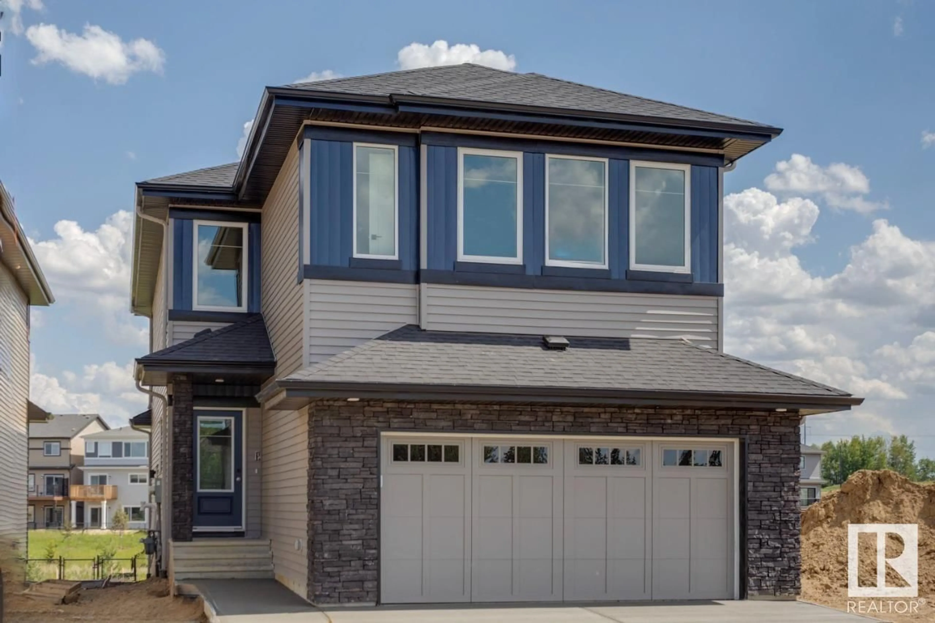 Frontside or backside of a home, cottage for 668 KINGLET BV NW, Edmonton Alberta T5S0S8