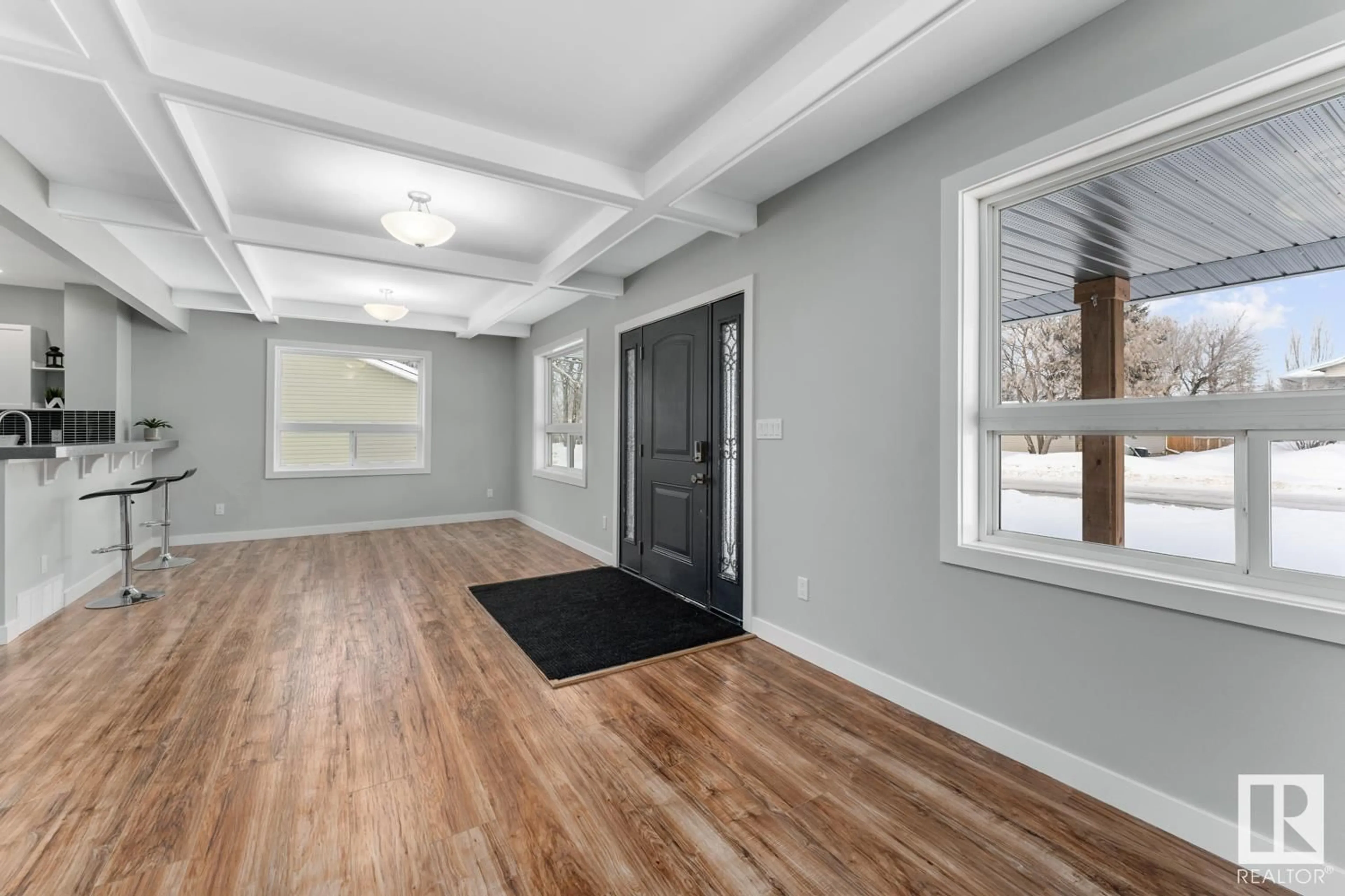 Indoor entryway, wood floors for 5709 52 AV, Cold Lake Alberta T9M1S2