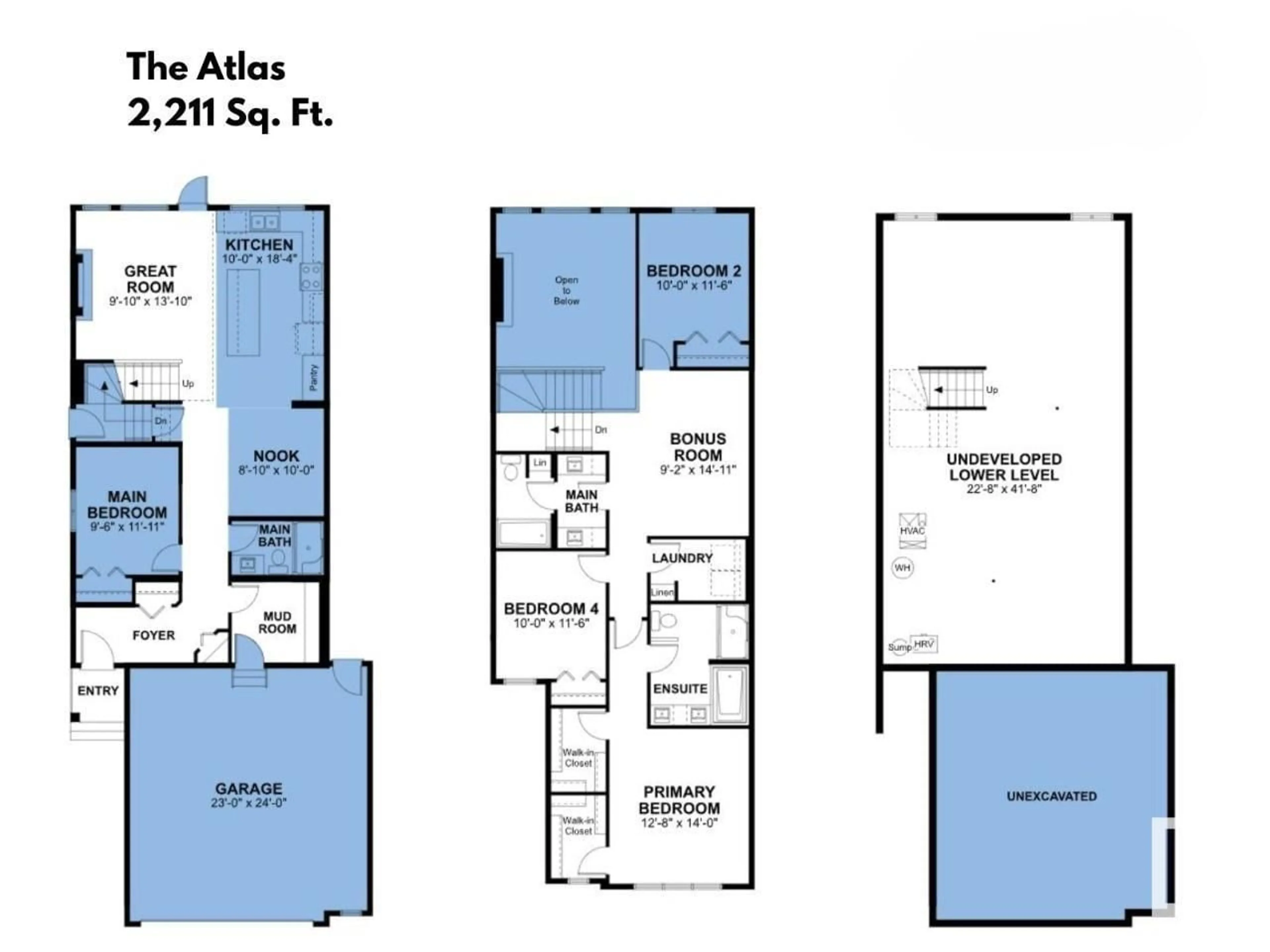 Floor plan for 684 KINGLET BV NW, Edmonton Alberta T5S2B9