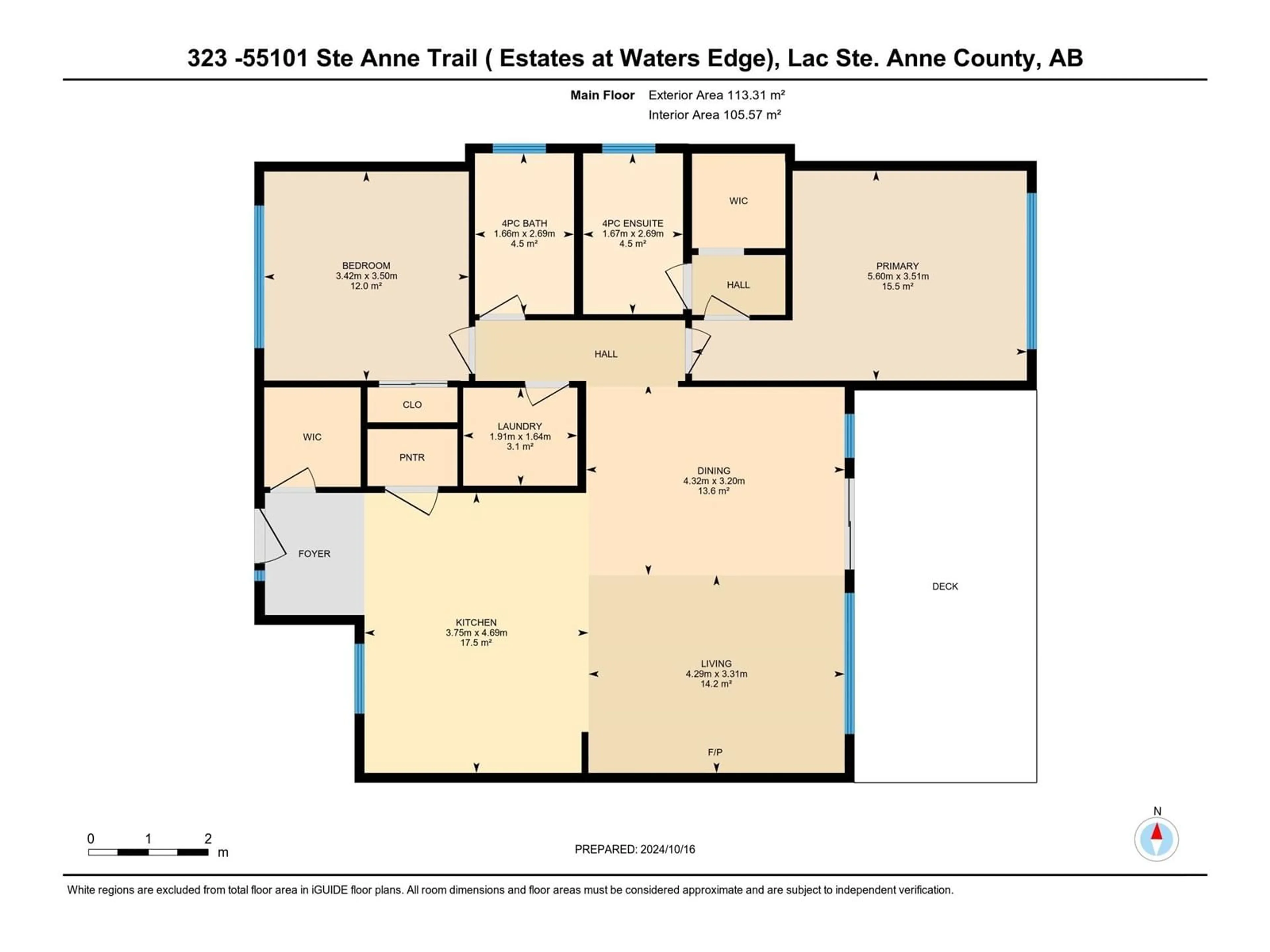 Floor plan for #323 55101 STE. ANNE TR, Rural Lac Ste. Anne County Alberta T0E1A1