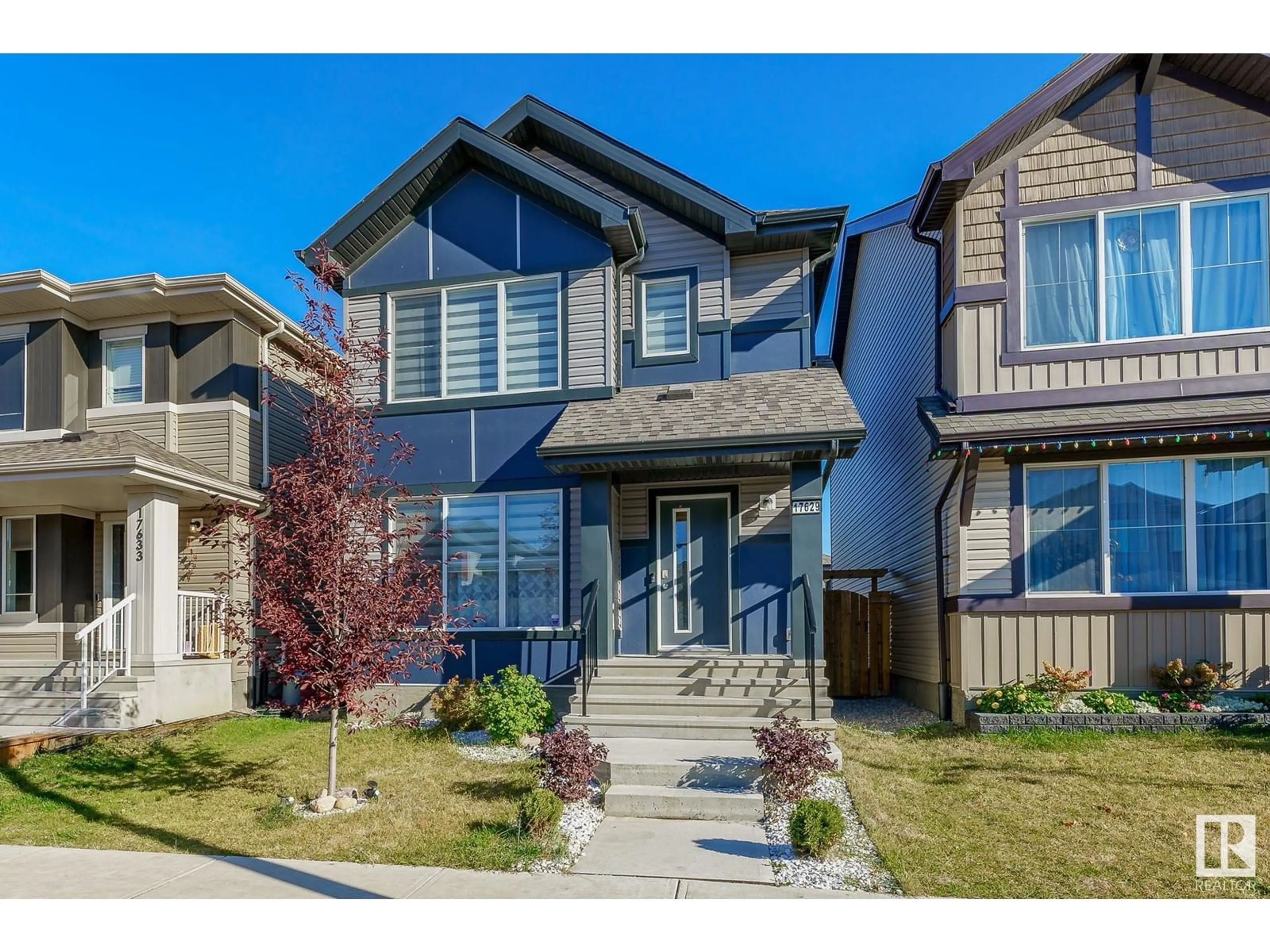 Frontside or backside of a home, the street view for 17629 63A ST NW, Edmonton Alberta T5Y0Y8