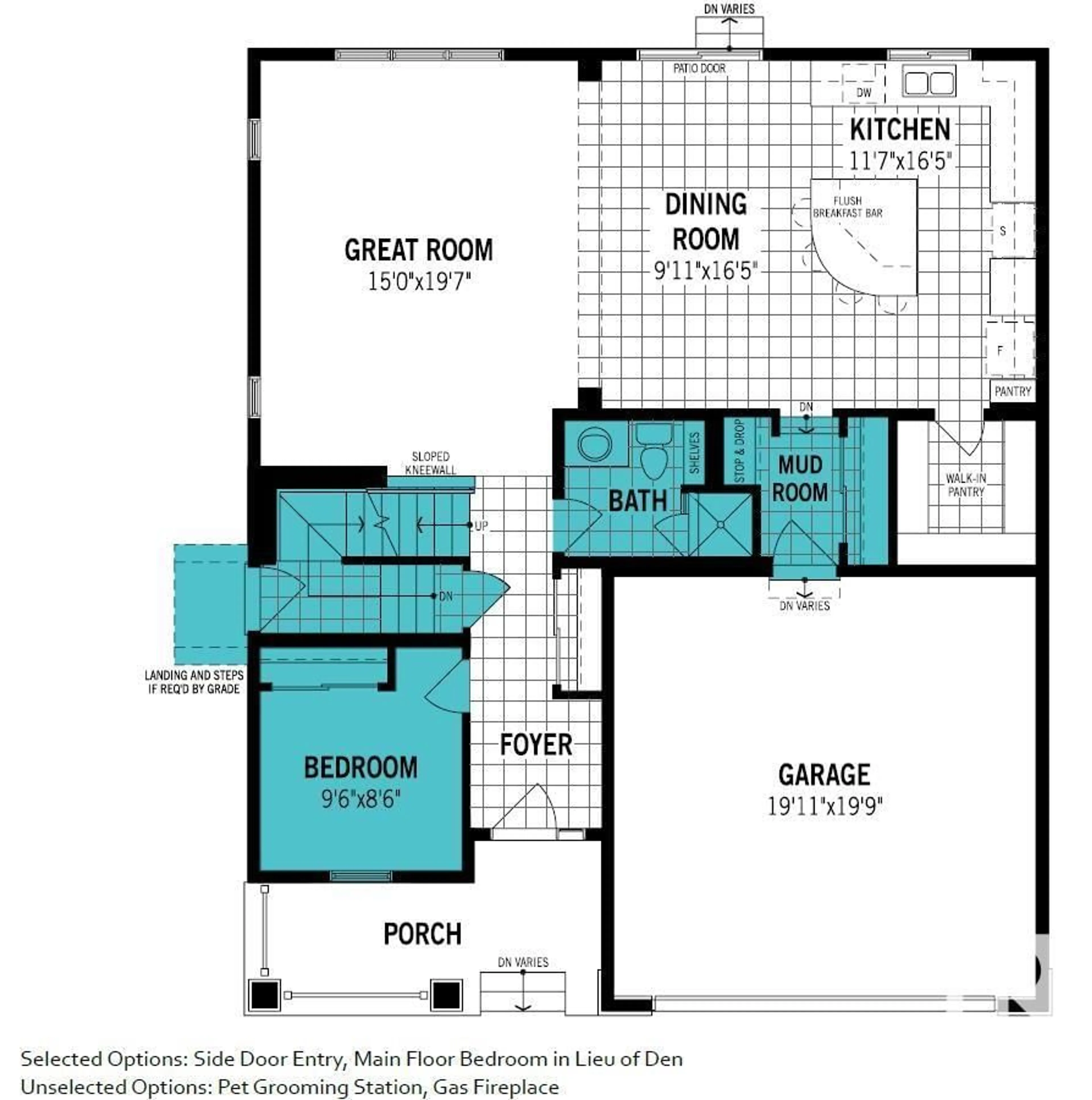 Floor plan for 2016 208 ST NW, Edmonton Alberta T6M2P5