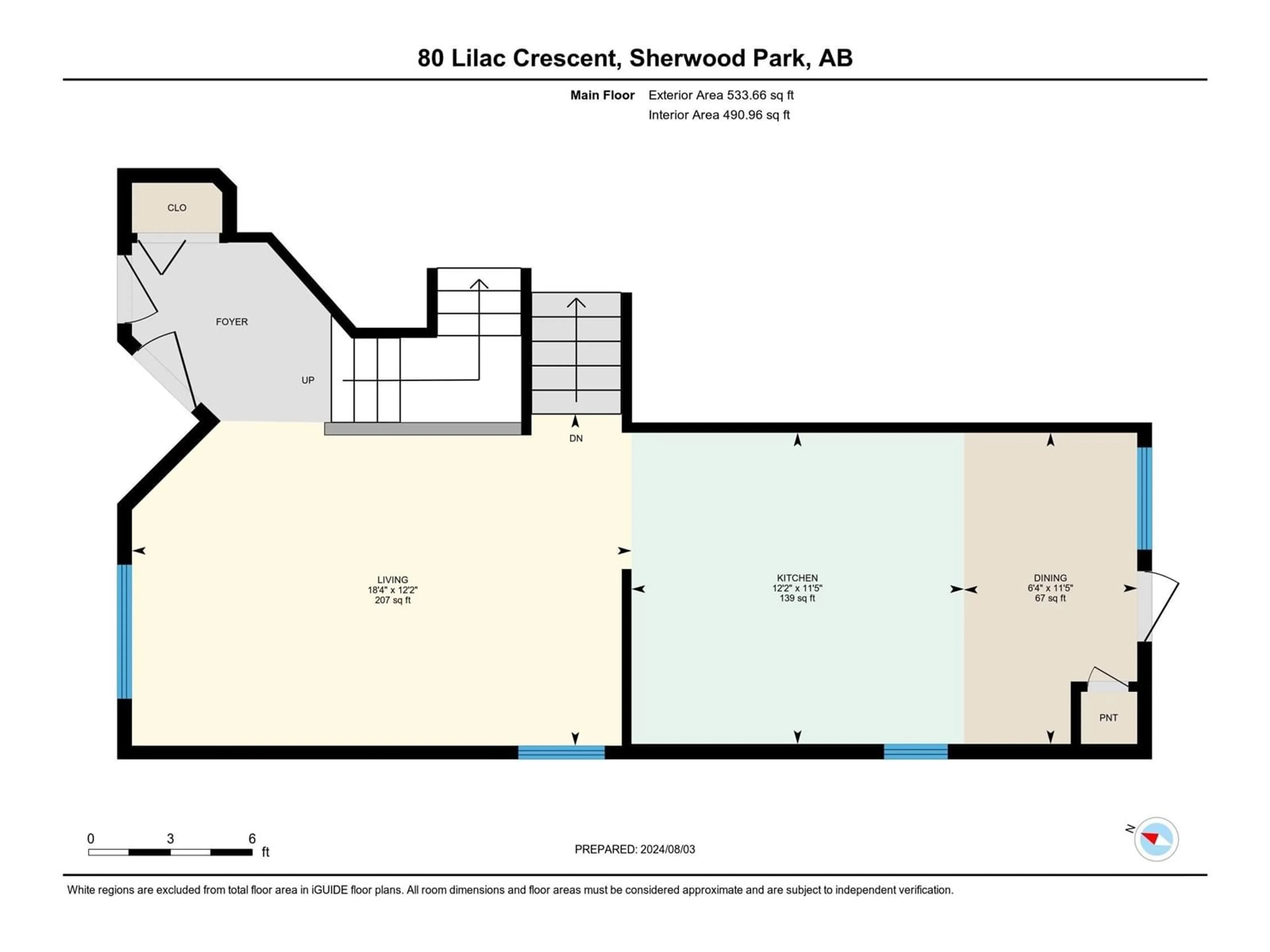 Floor plan for 80 LILAC CR, Sherwood Park Alberta T8H1V5